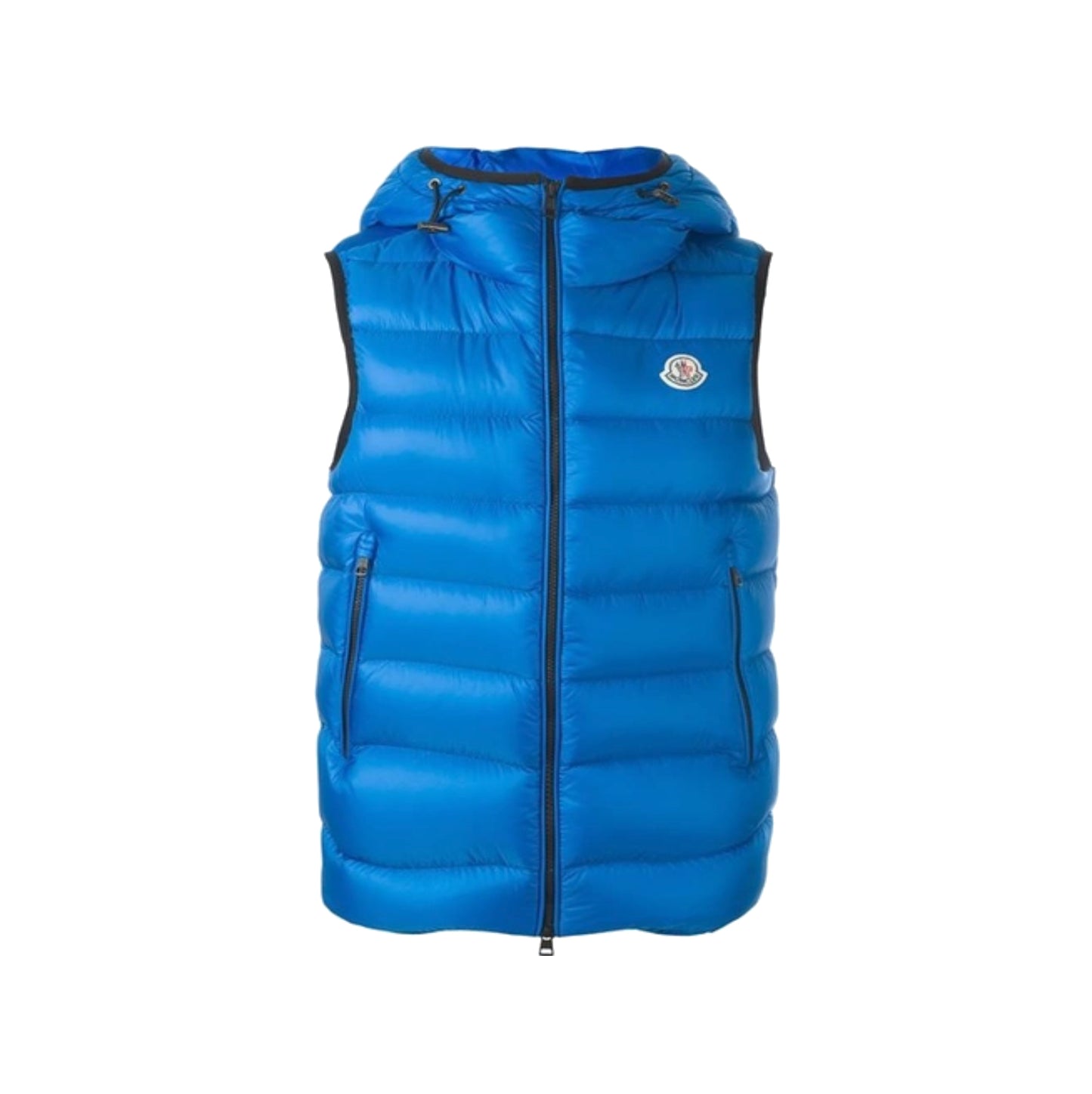 Moncler Ray Padded Gilet Vest Hood Blue