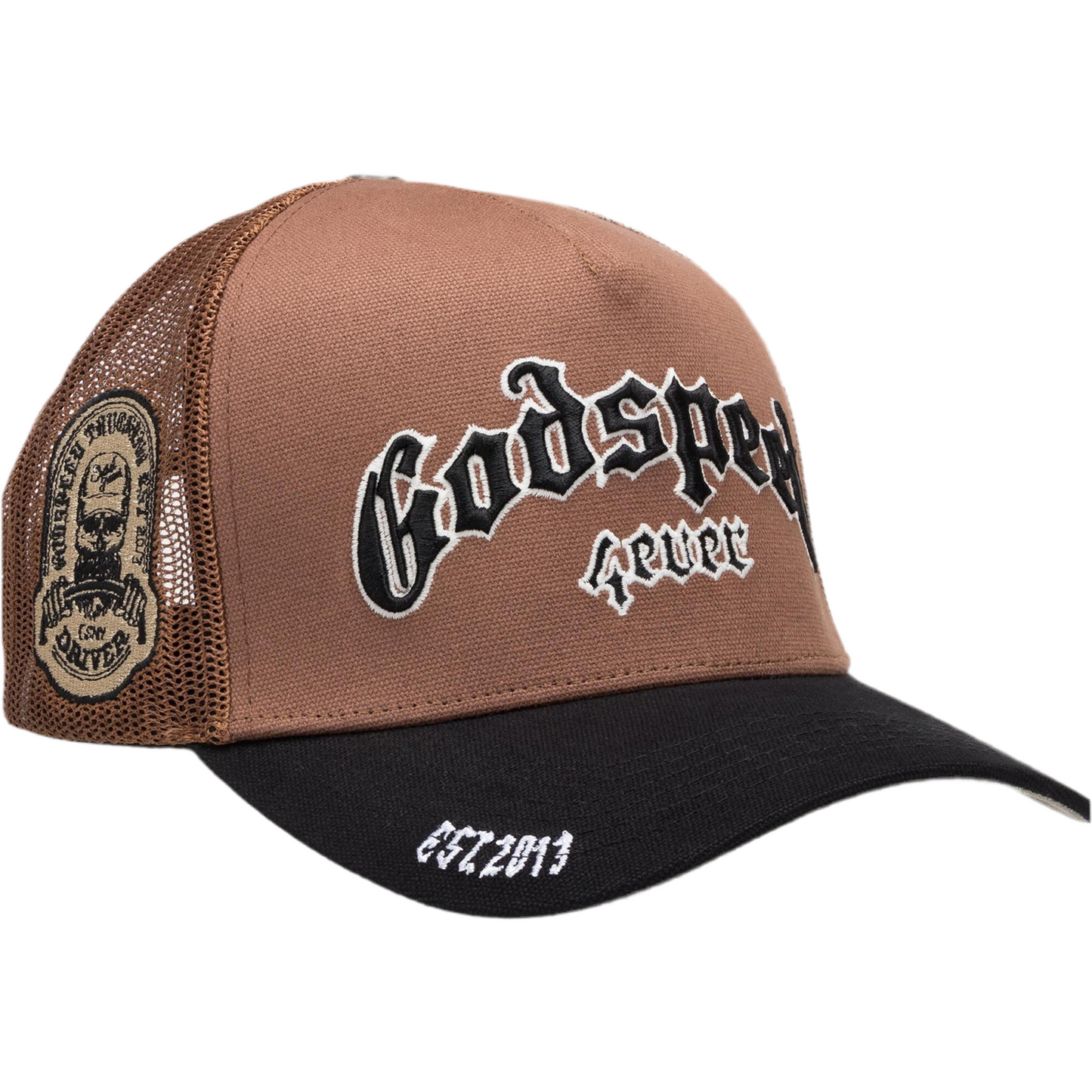 Godspeed Forever Trucker Hat (Black Taupe)