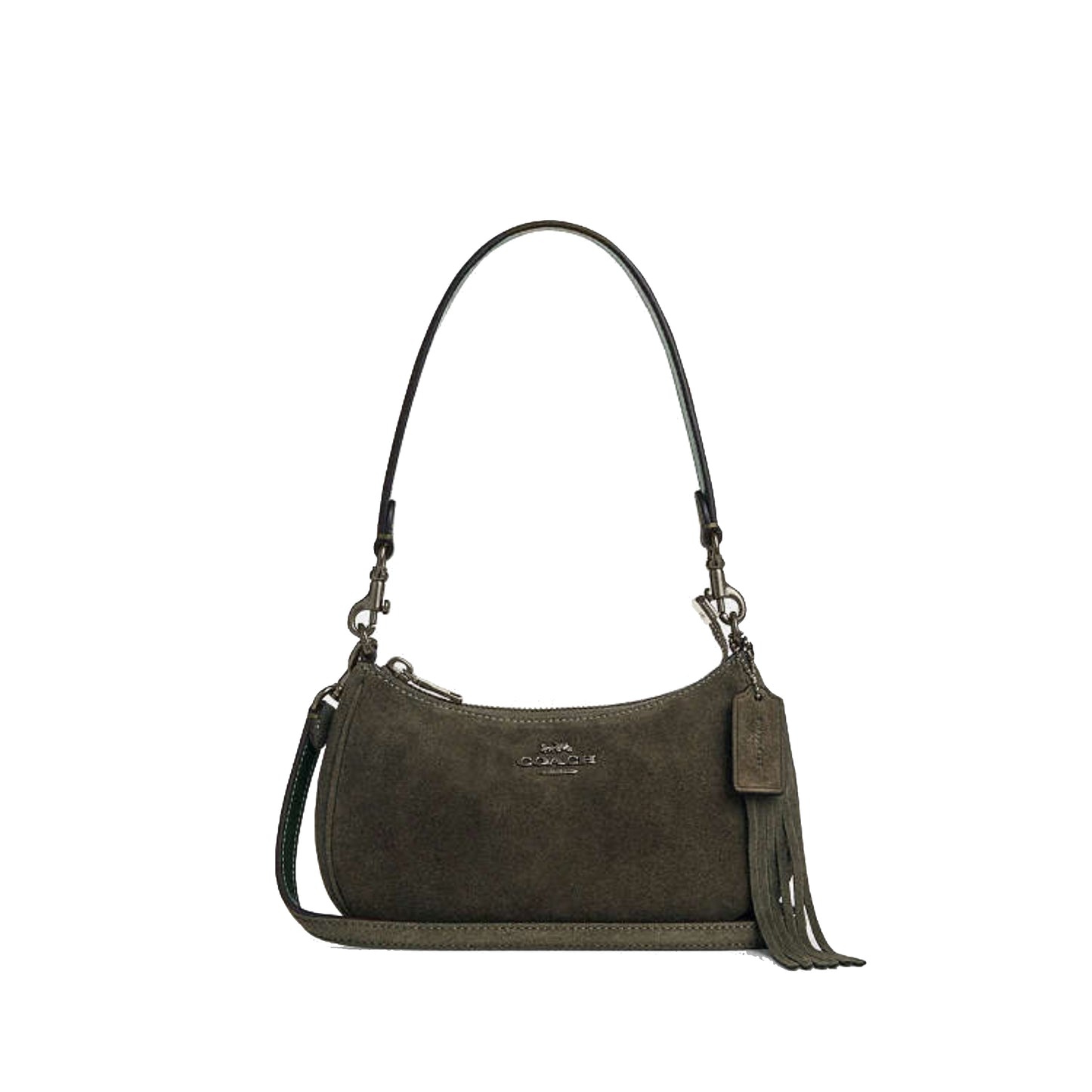 Coach Teri Mini Crossbody Bag Gunmetal/Army Green