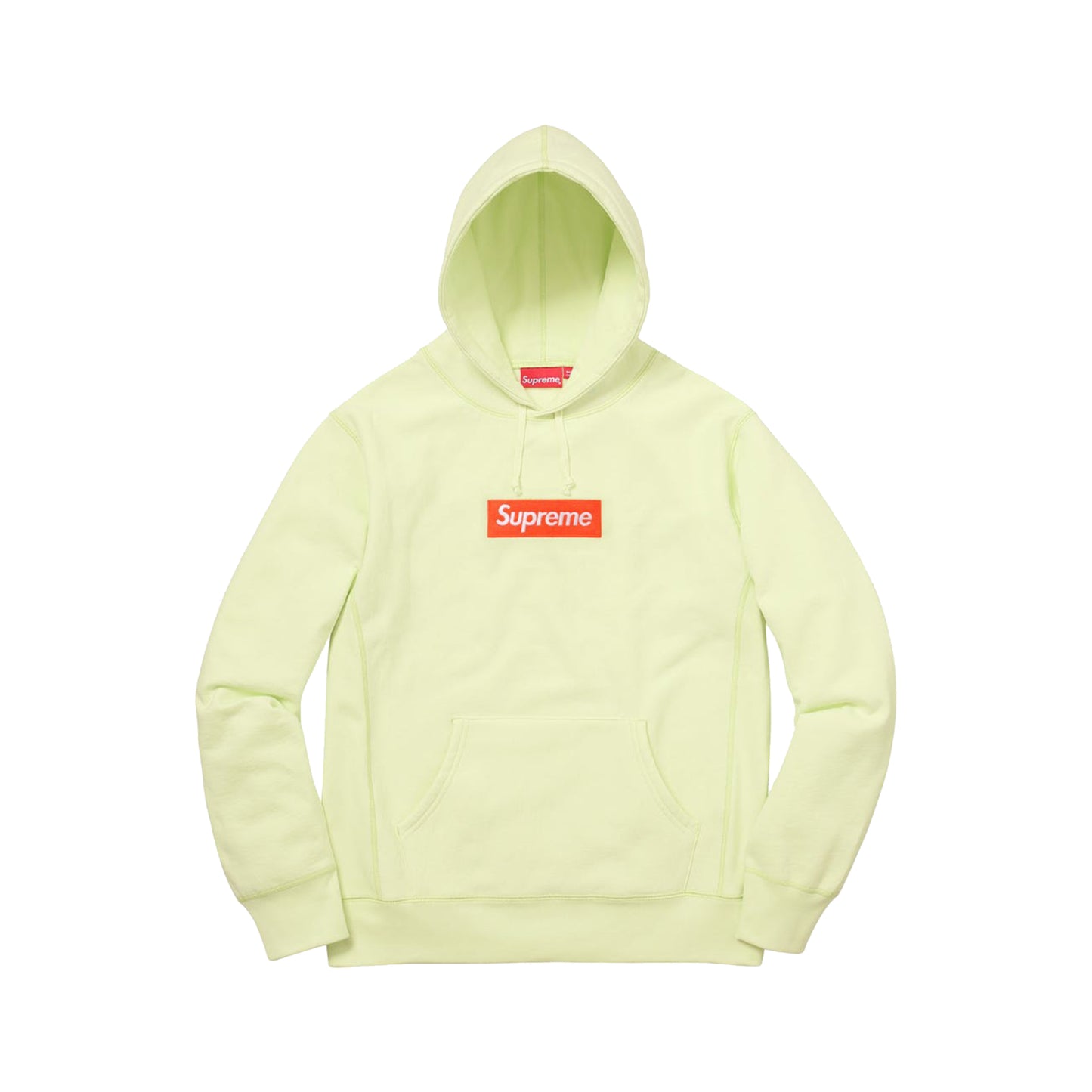 Supreme Box Logo Hoodie (FW17) Pale Lime