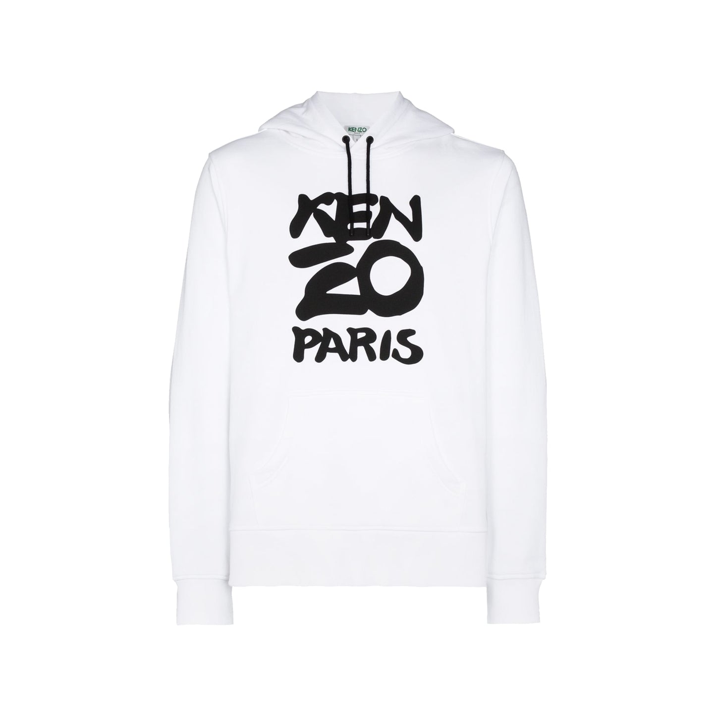 Kenzo Big Logo Hoodie White/Black