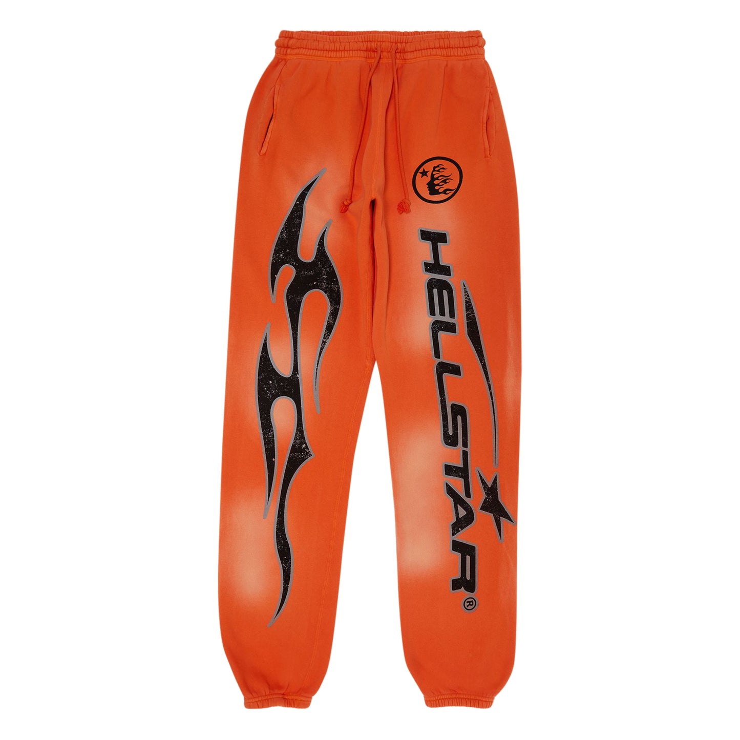 Hellstar Fire Sweatpants Orange Dye