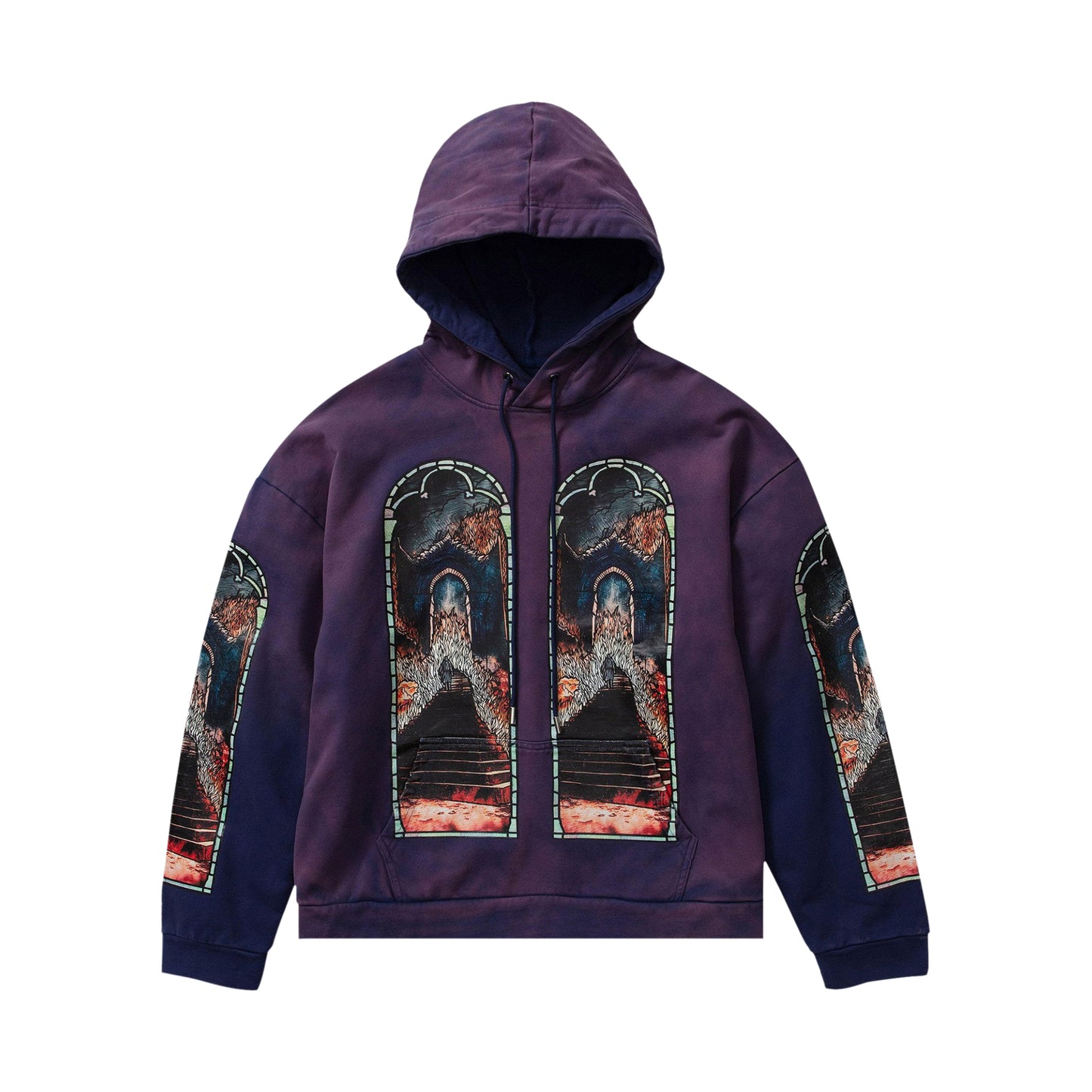 Who Decides War Descent Pullover Hoodie Indigo