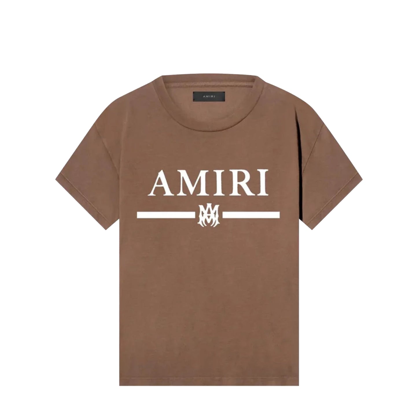 Amir MA Bar Logo T-Shirt Brown