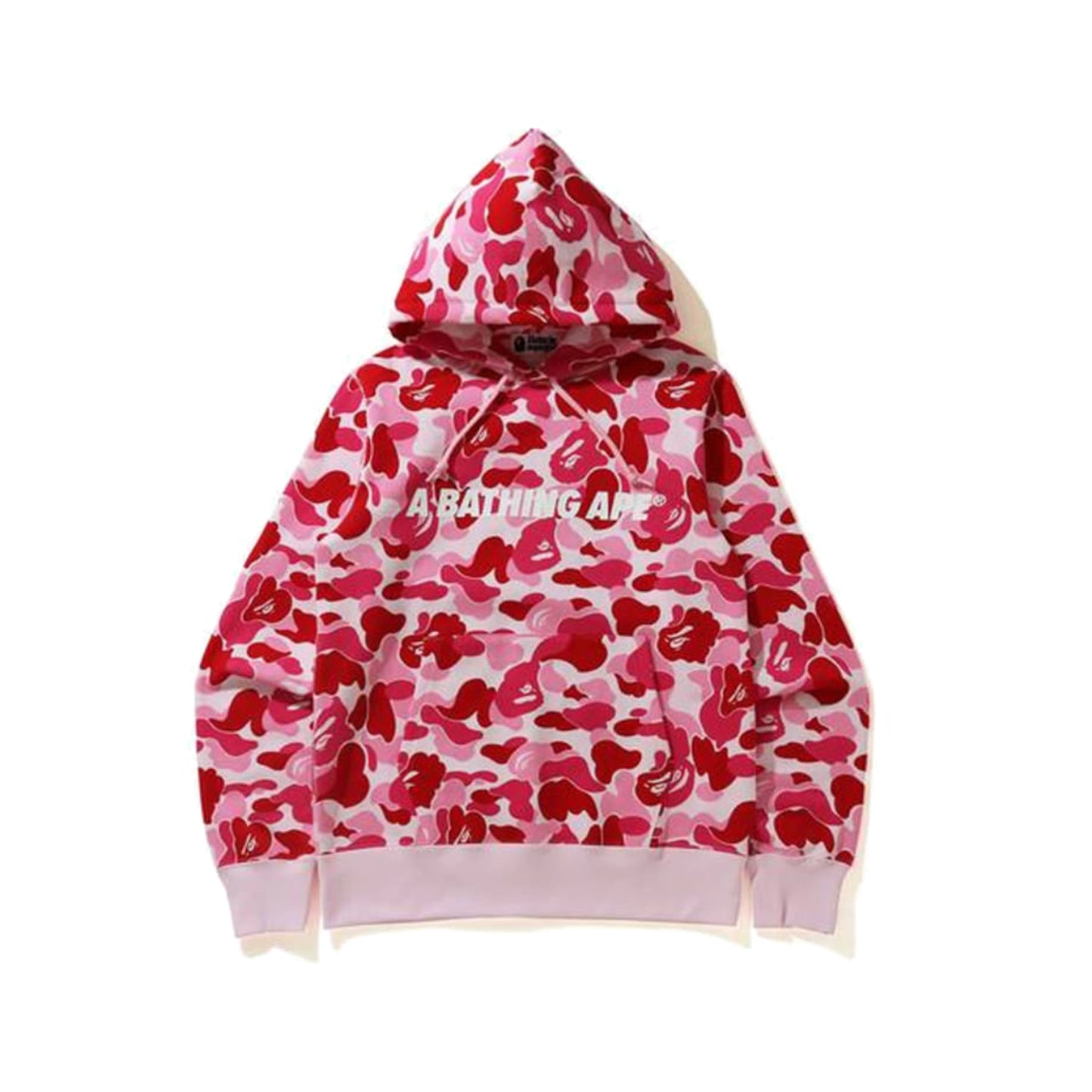 Bape Abc Camo Pullover Hoodie Pink