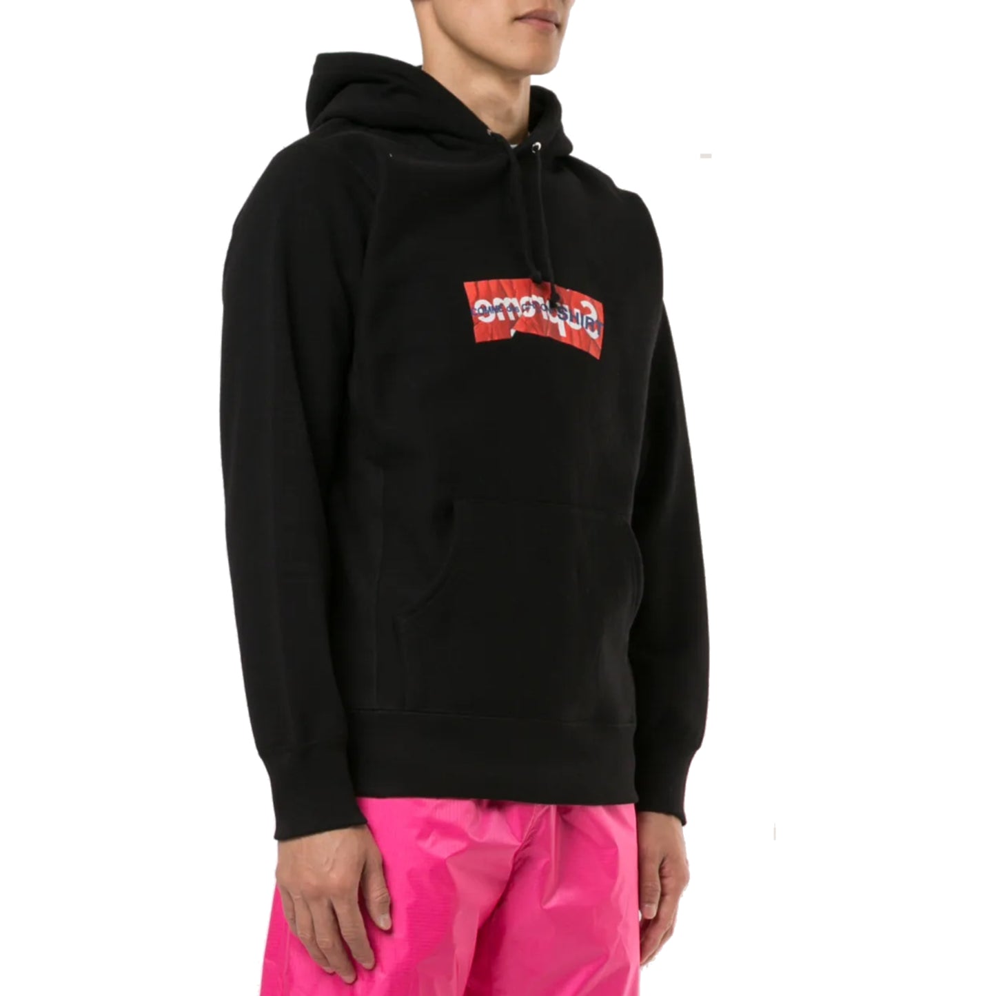 Supreme Comme Des Garcons SHIRT Box Logo Hooded Sweatshirt Black