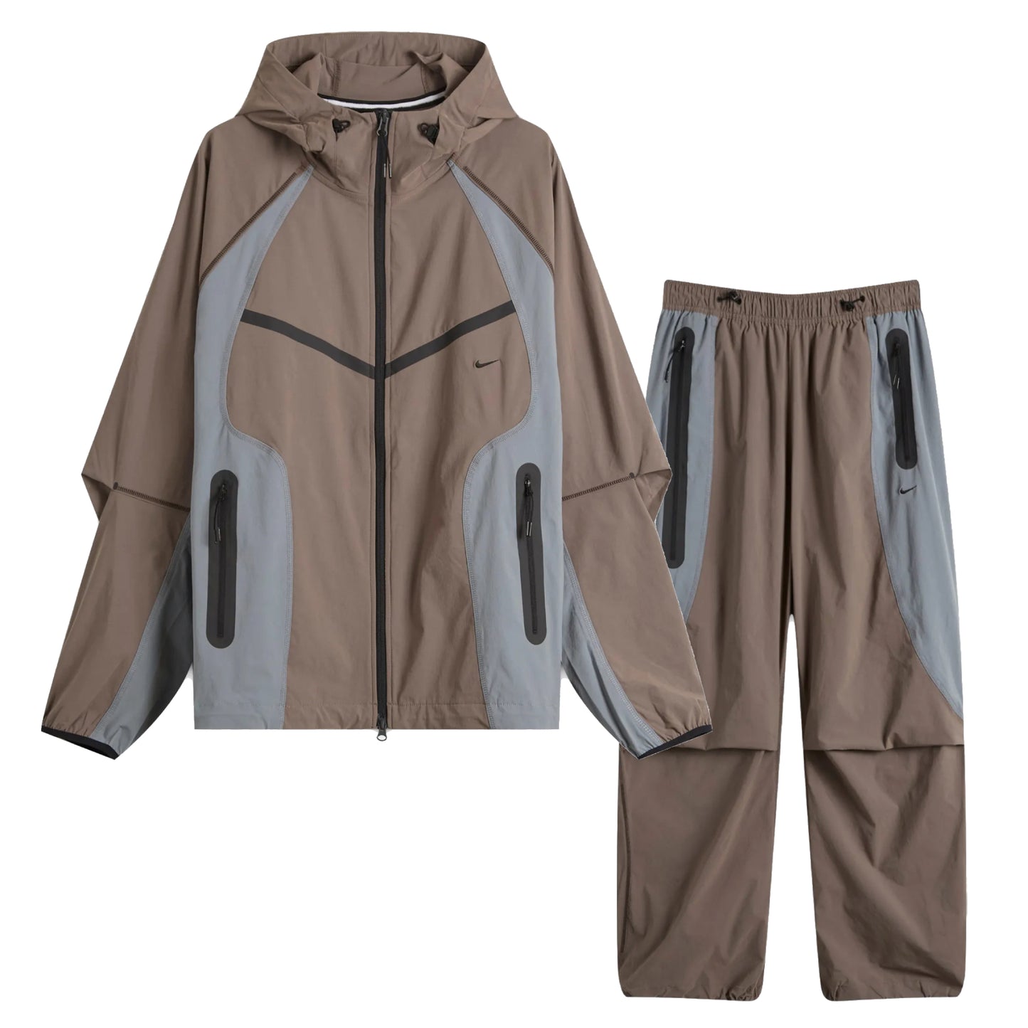 Nike Tech Woven Pro Full Set Tracksuit Cave Stone/Cool Grey/Black
