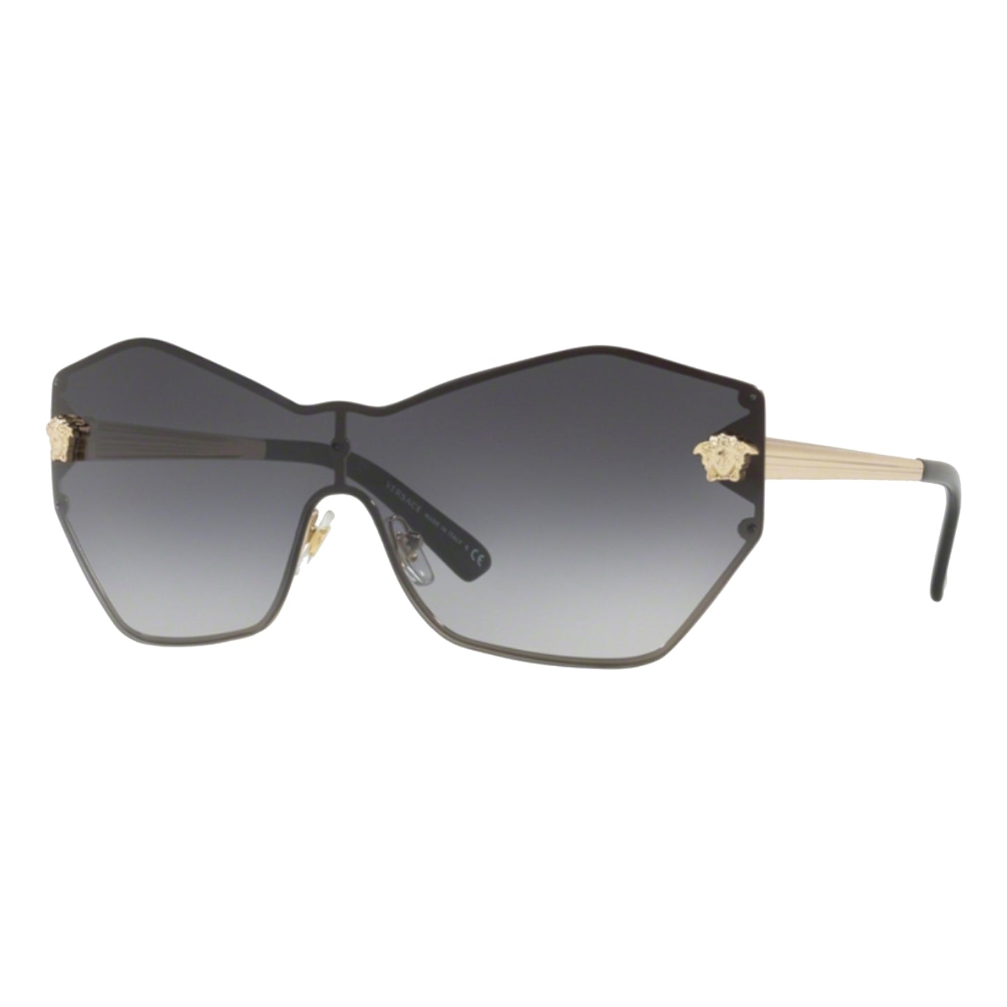 Versace VE Sunglasses Pale Gold/Grey (VE2182)