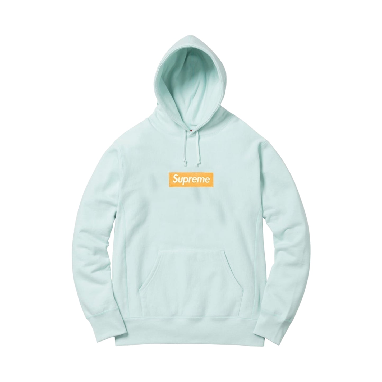 Supreme Box Logo Hooded Sweatshirt Ice Blue (FW17)
