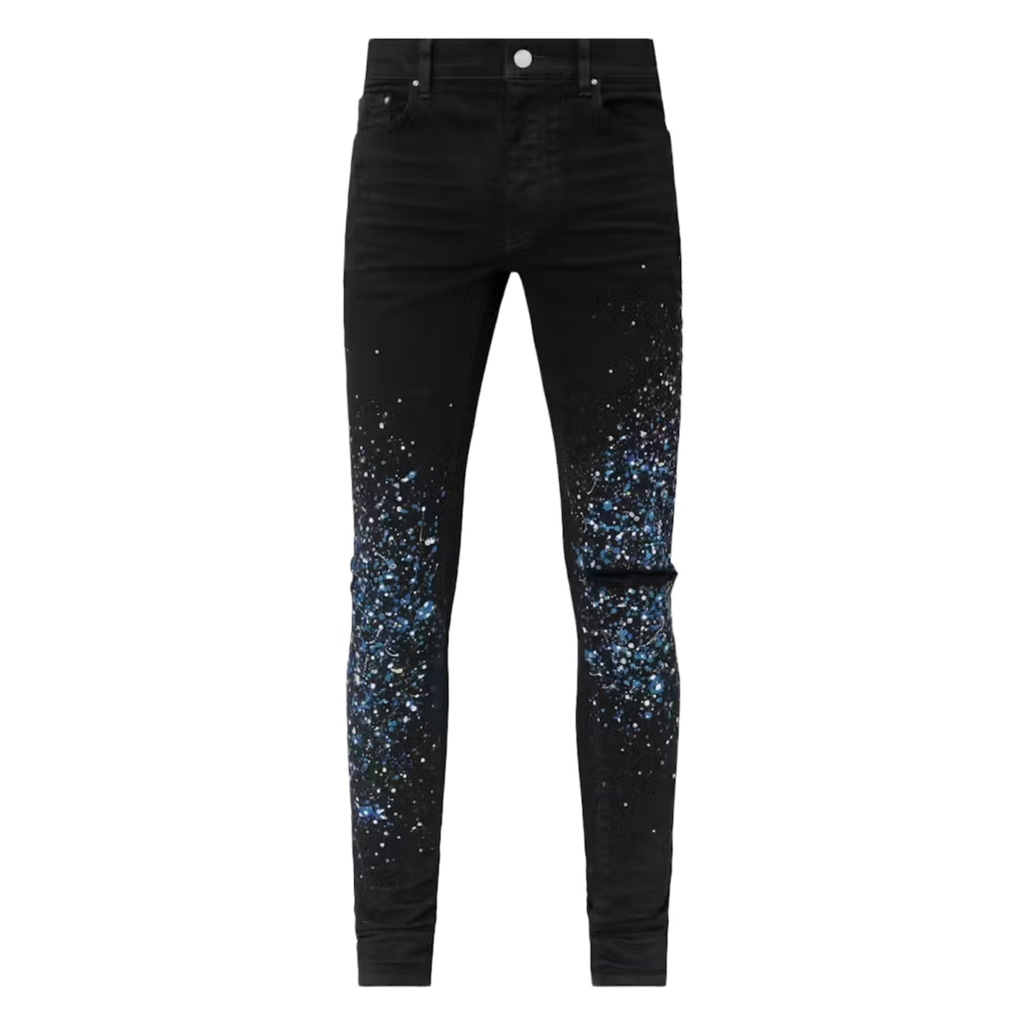 Amiri Crystal Painter Jean Overdyed Black