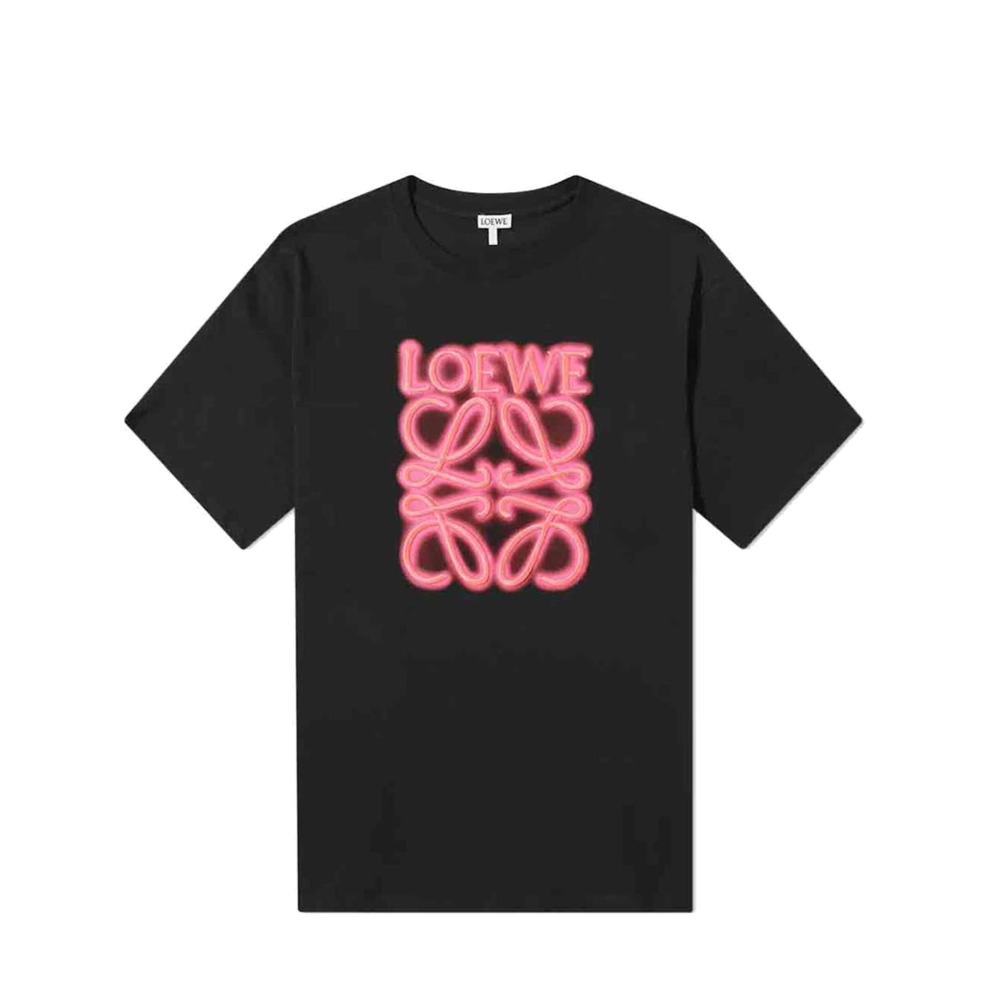 Loewe Neon T-shirt Black/Fluo Pink