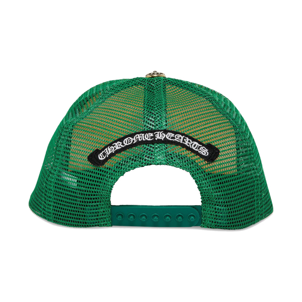 Chrome Hearts x Matty Boy Sex Records Smiley Trucker Hat Yellow