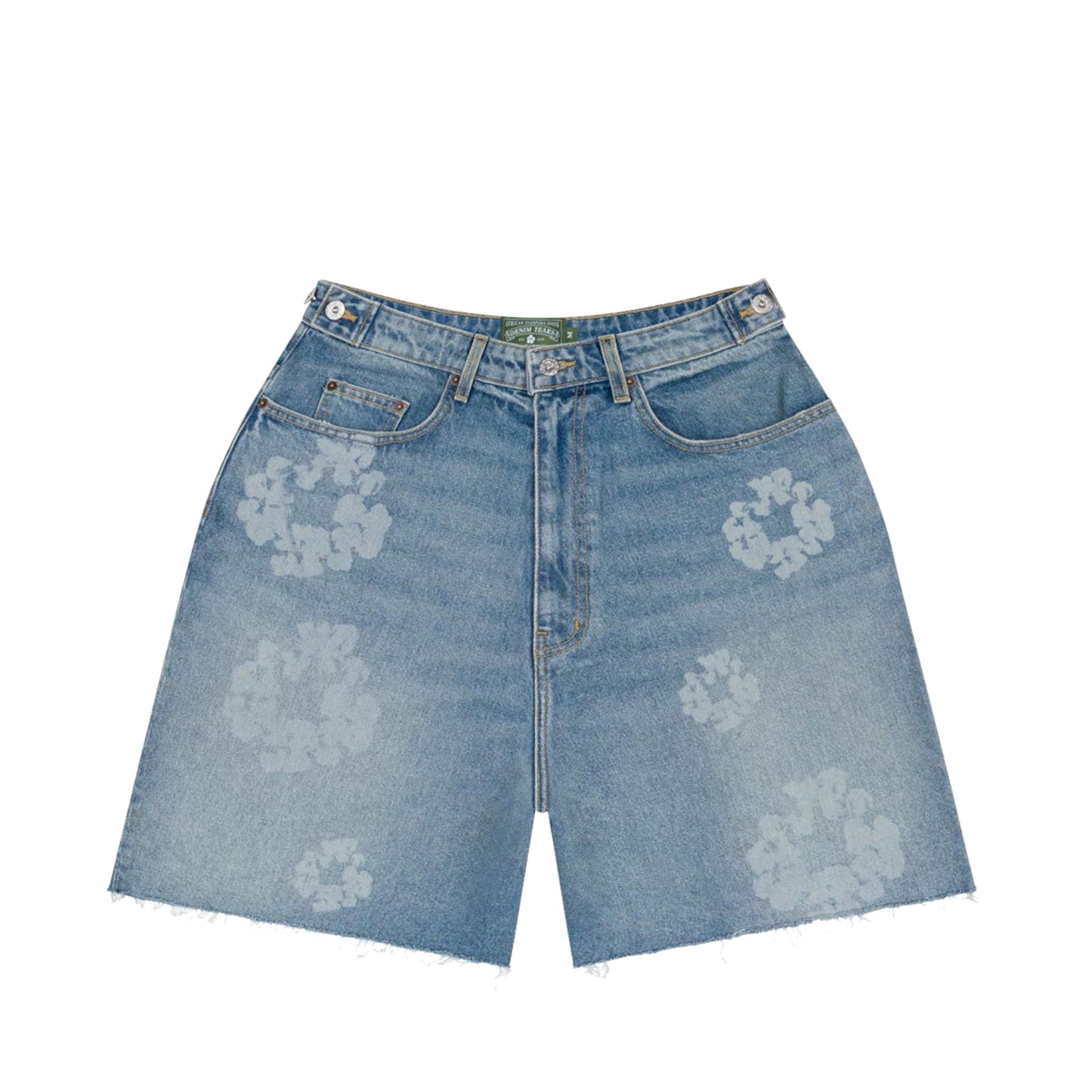 Denim Tears Laser Wreath Denim Short Blue