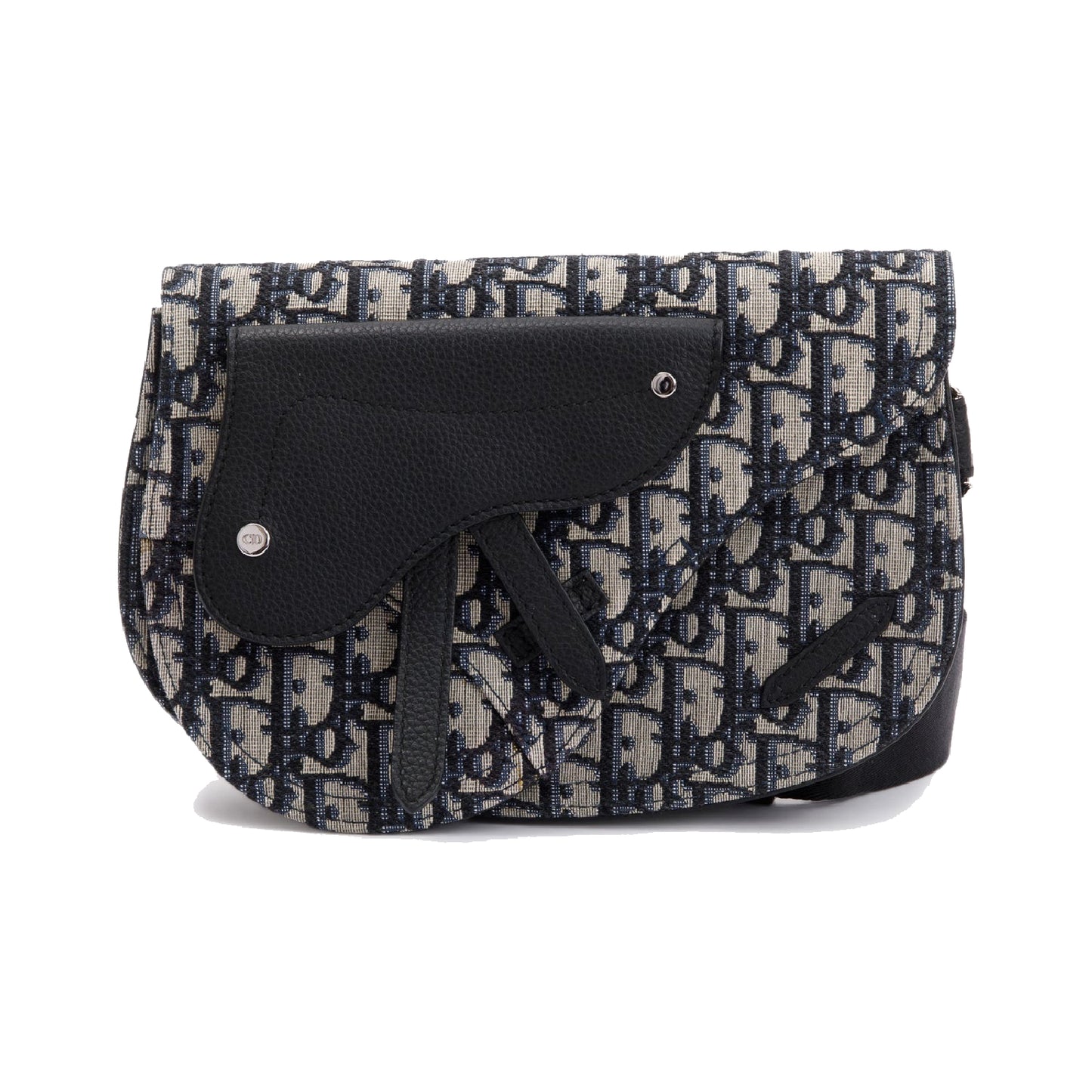 Christian Dior Essentials Oblique Jacquard Saddle Pouch