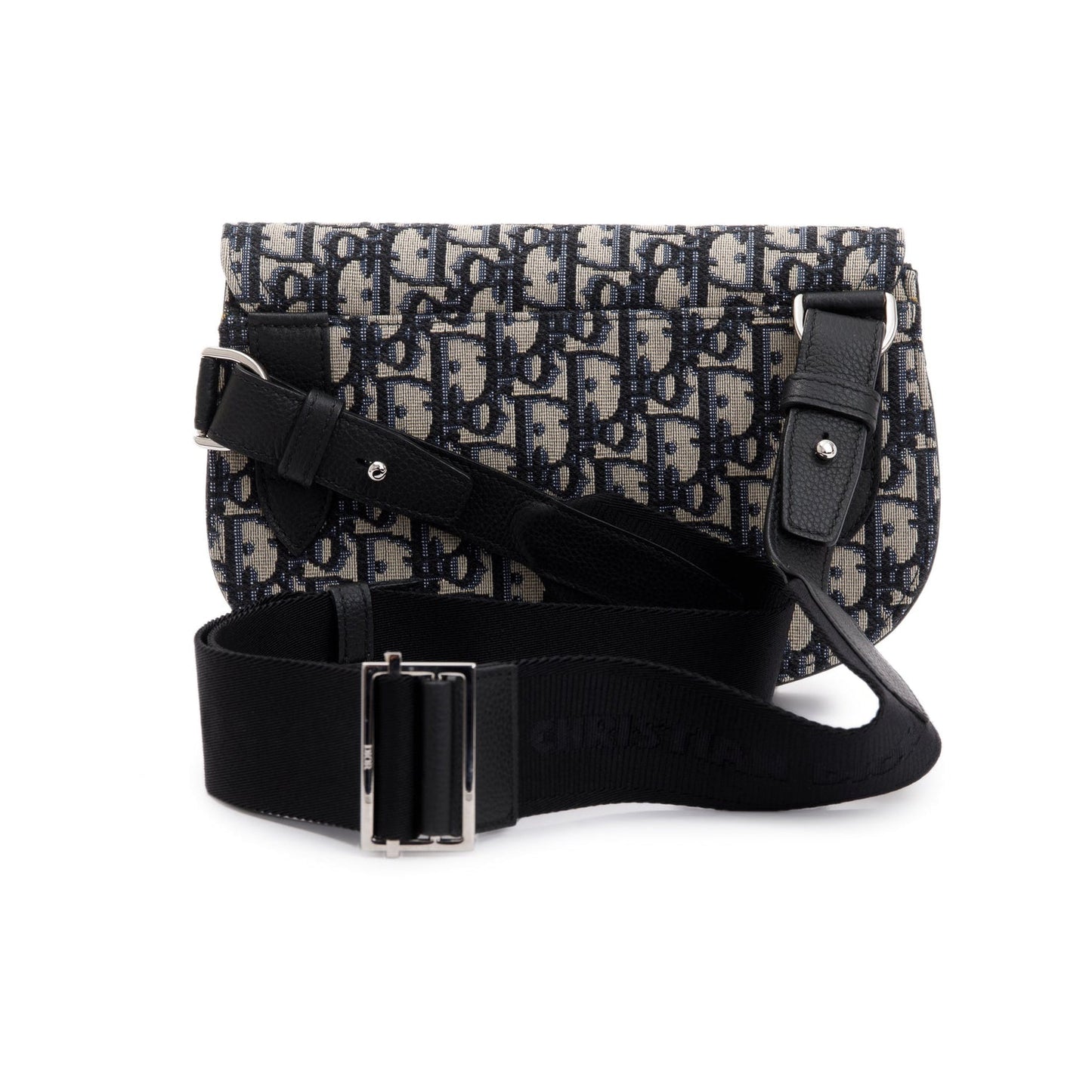 Christian Dior Essentials Oblique Jacquard Saddle Pouch