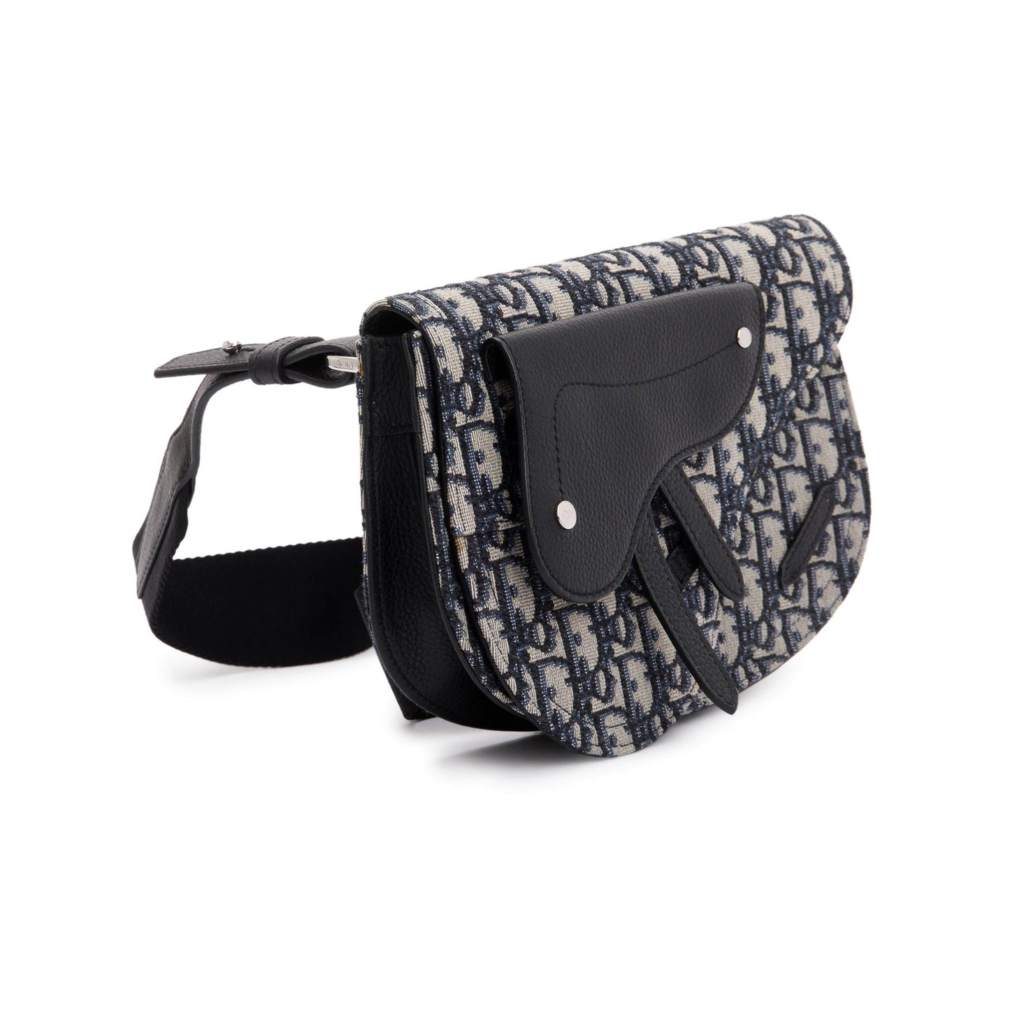 Christian Dior Essentials Oblique Jacquard Saddle Pouch