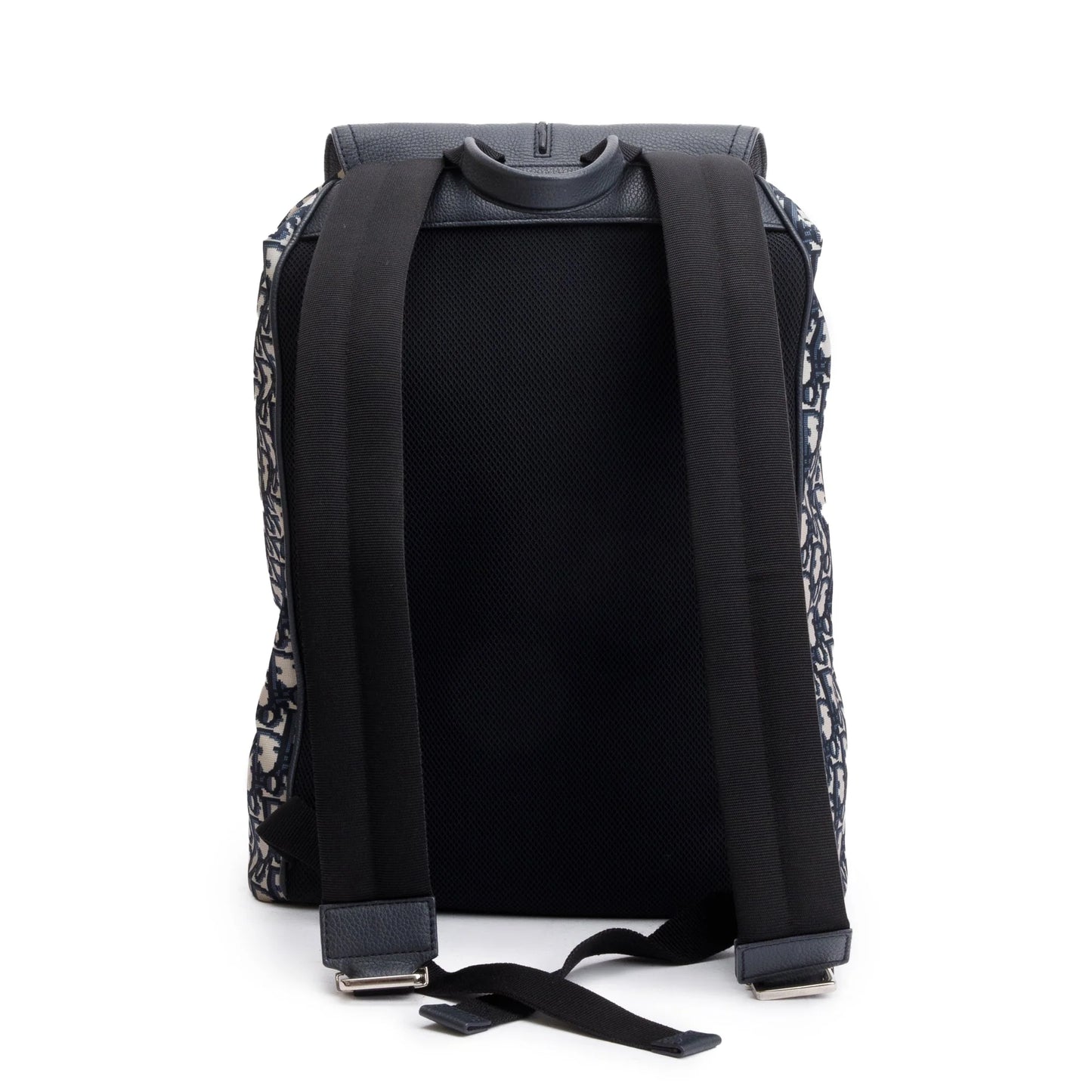 Christian Dior Technical Fabric Oblique Motion Backpack Navy Blue
