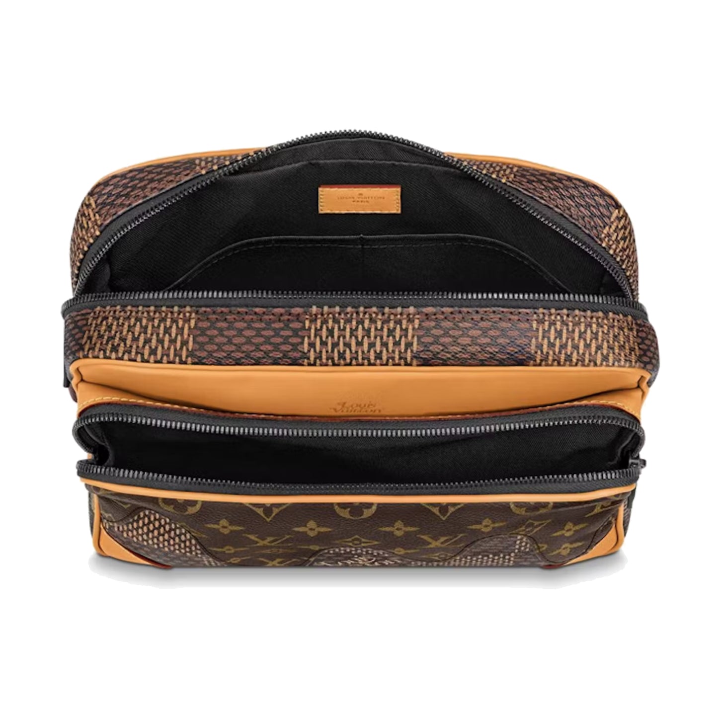 Louis Vuitton x Nigo Nil Messenger Bag Damier Ebene Giant Brown