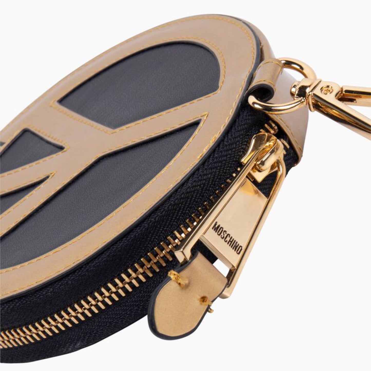 Moschino Peace Wallet Gold/Black
