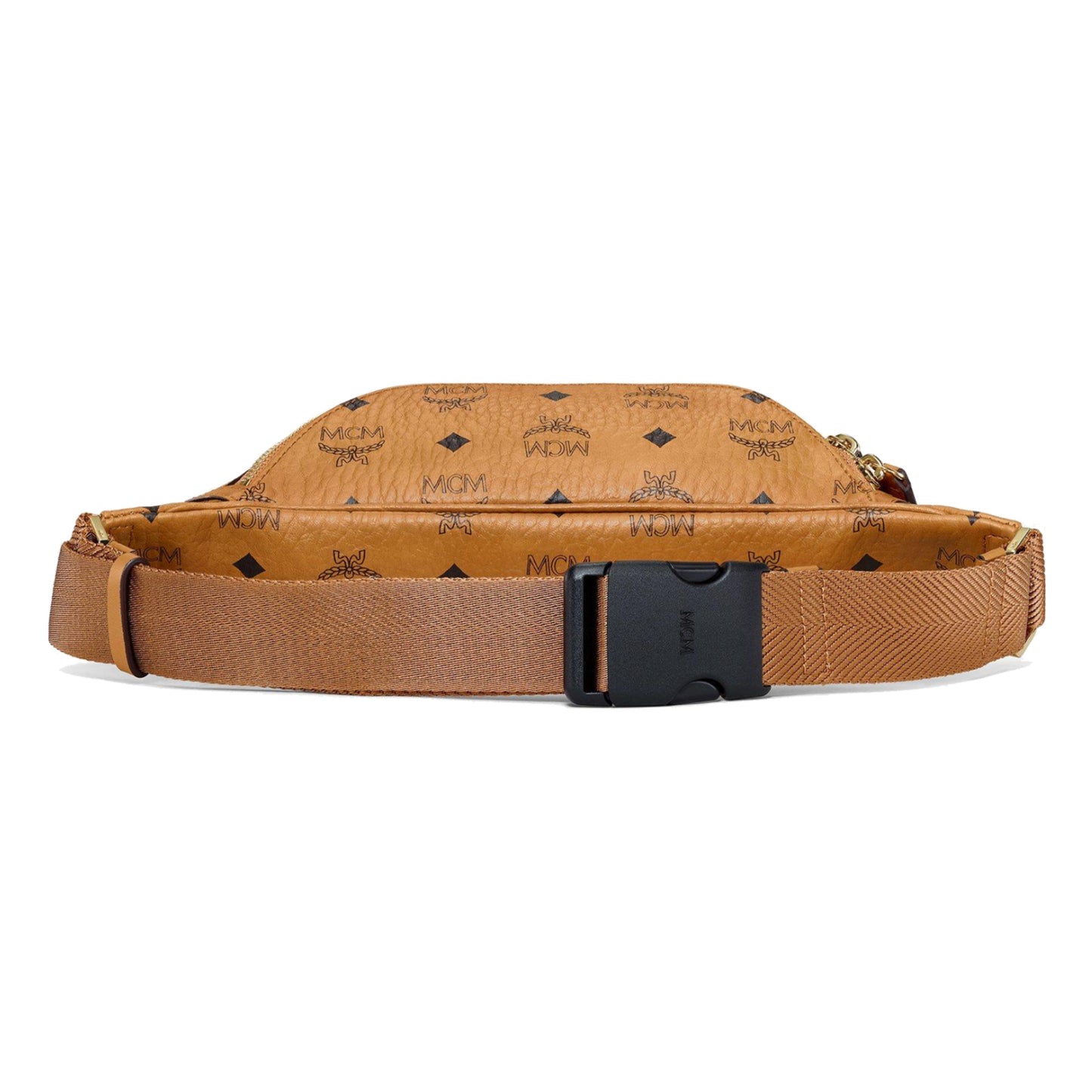 MCM Fursten Belt Bag In Visetos Cognac