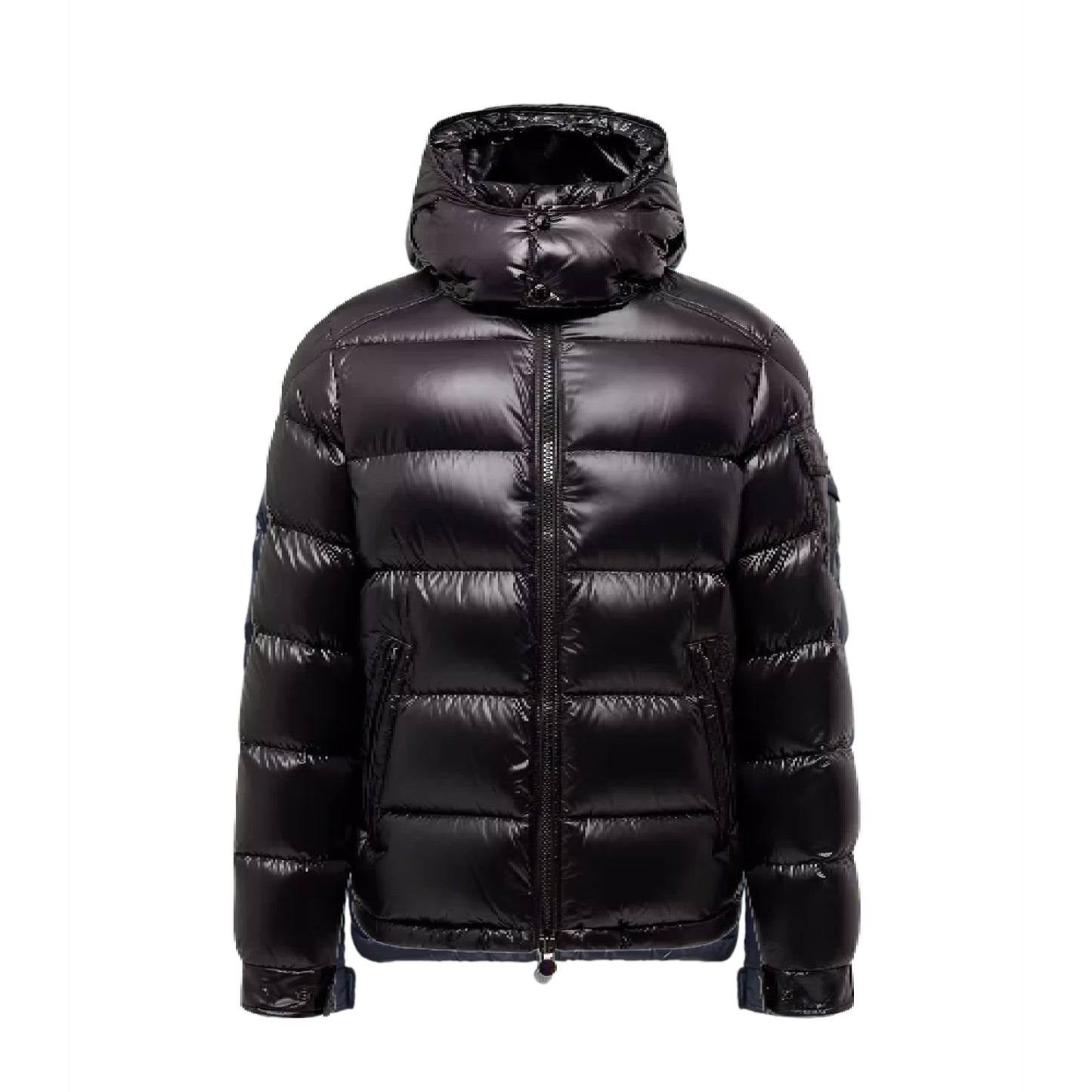 Moncler Maya Hooded Short Down Jacket Black