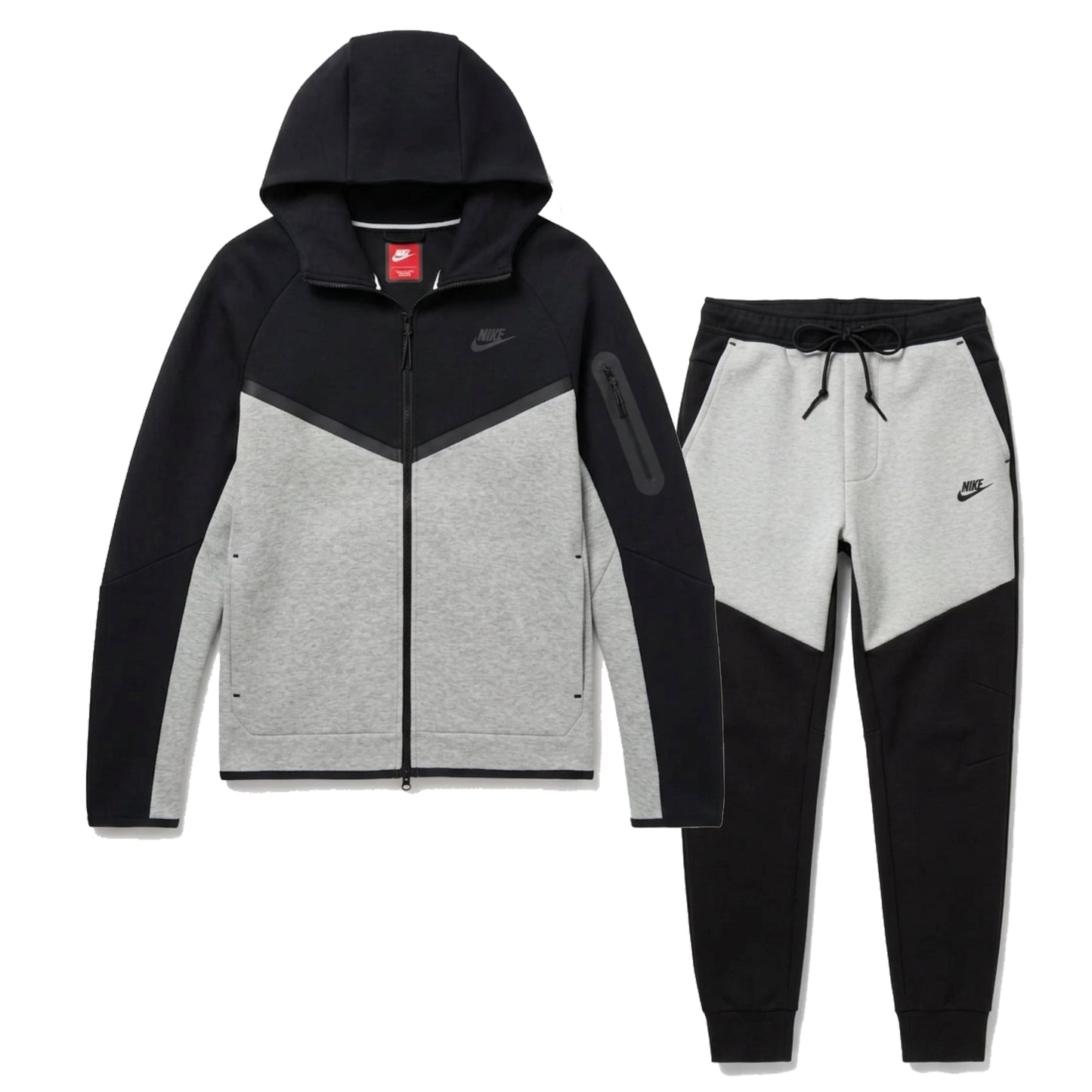 Nike Sportswear Tech Fleece Full Set Tracksuit Dark Grey Heather/Black