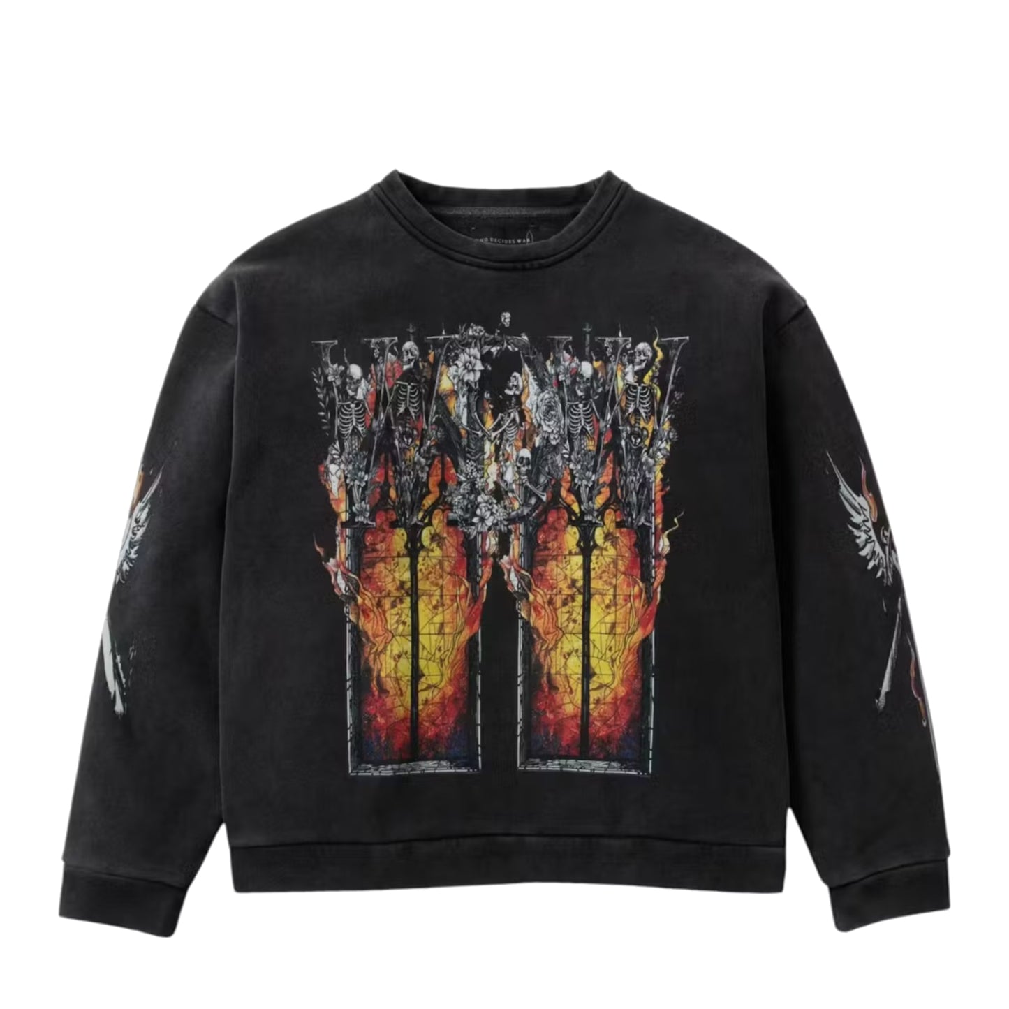 Who Decides War Ember Chapel Crewneck Sweater