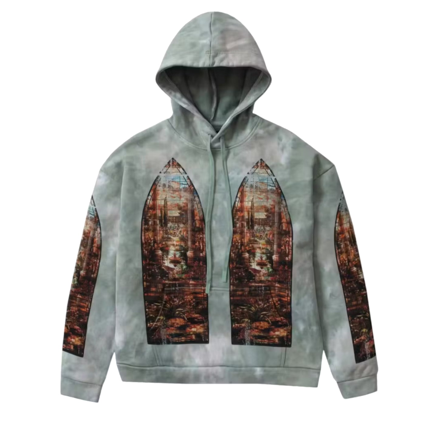 Who Decides War Green Eden Hoodie