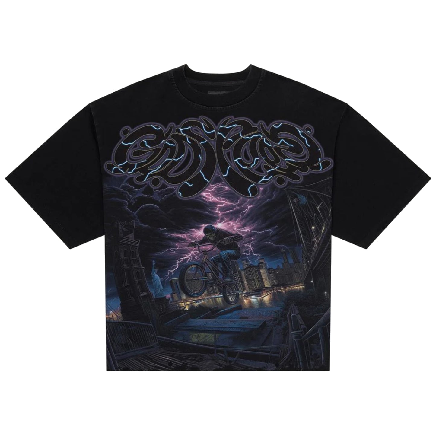 Godspeed BMX Tee Wash Black