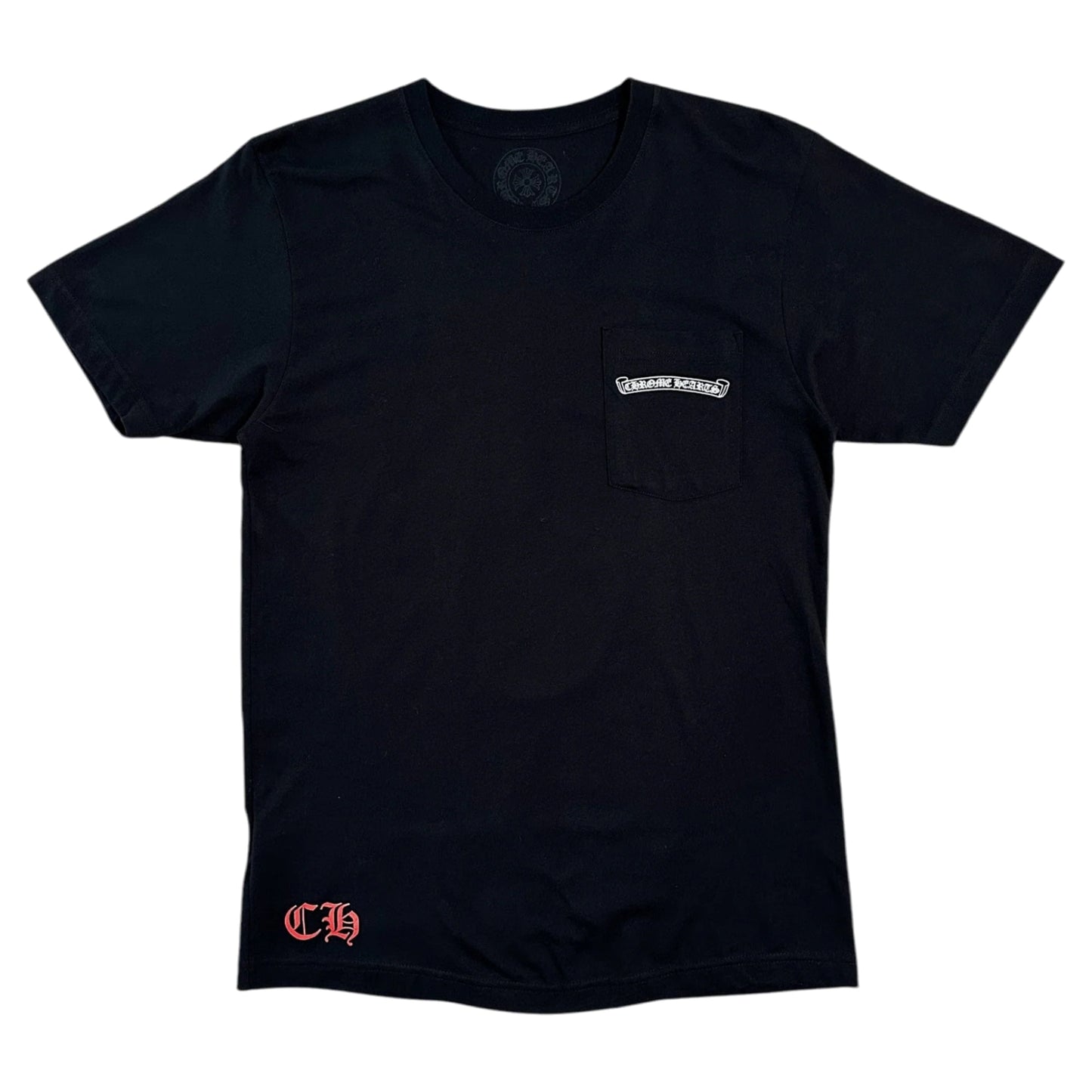 Chrome Hearts St. Barths Exclusive Horseshoe Logo Short Sleeve Tee Shirt