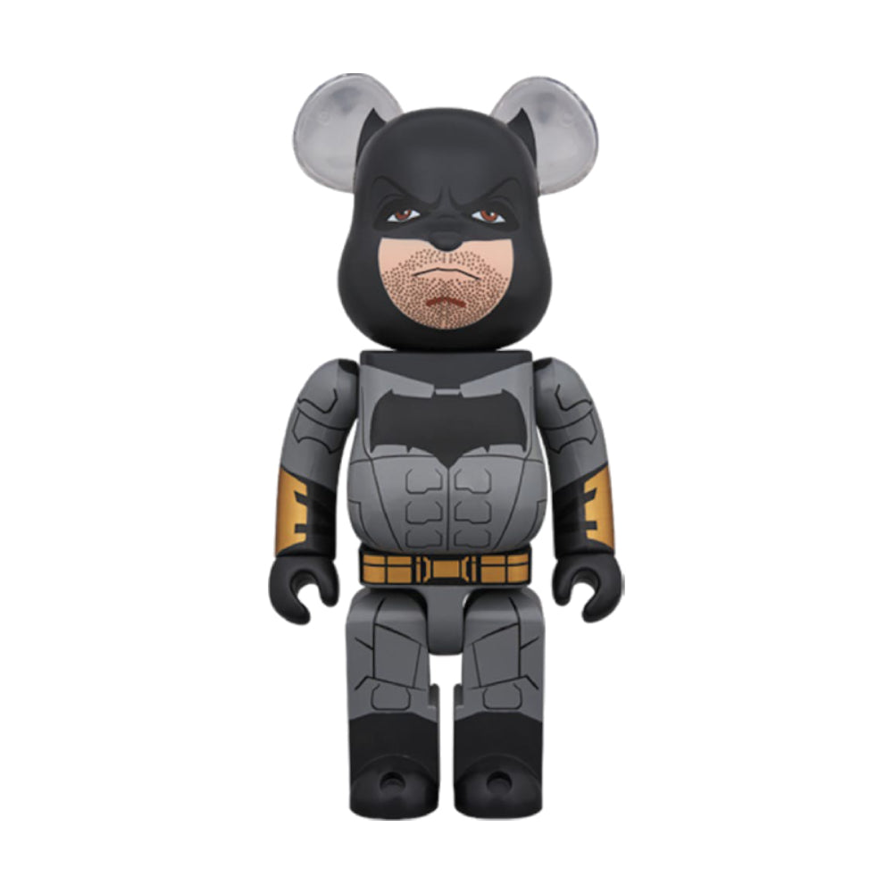 Bearbrick Batman (Justice League Ver.) 400% Black/Grey