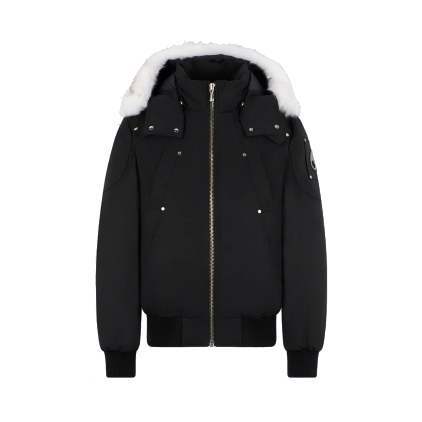 Moose Knuckles Original Ballistic Neoshear Bomber Jacket Black/Natural