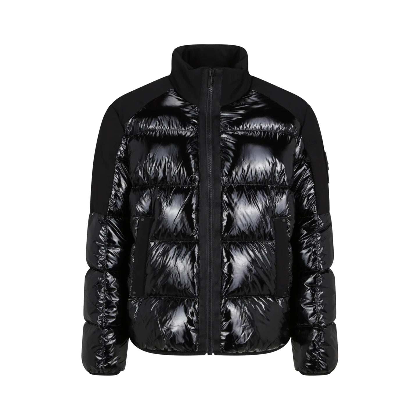 Moose Knuckles Dugald Nylon Down Puffer Jacket Black