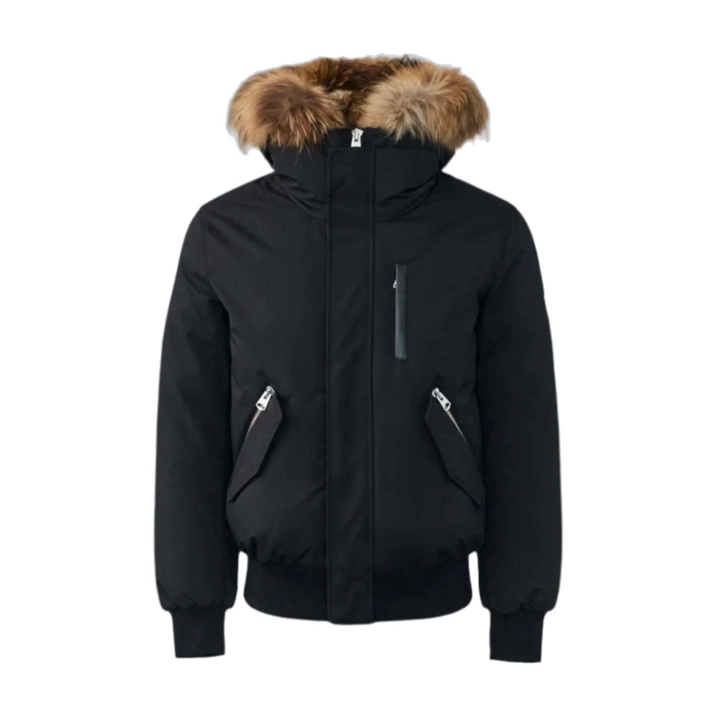 Mackage Dixon-F 2-in-1 Nordic Tech Down Bomber Natural Fur Black