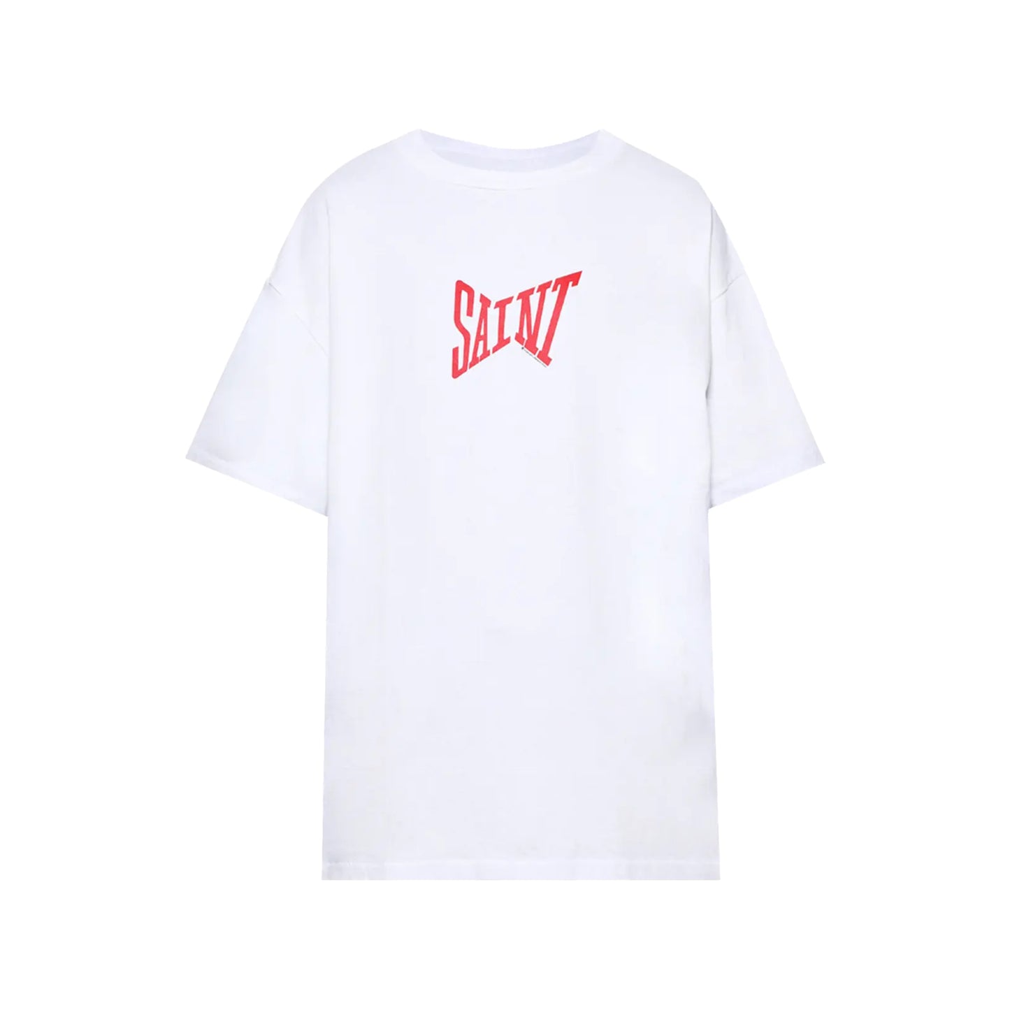 Saint Mxxxxxx Ribon Saint S/S T-Shirt White/Red