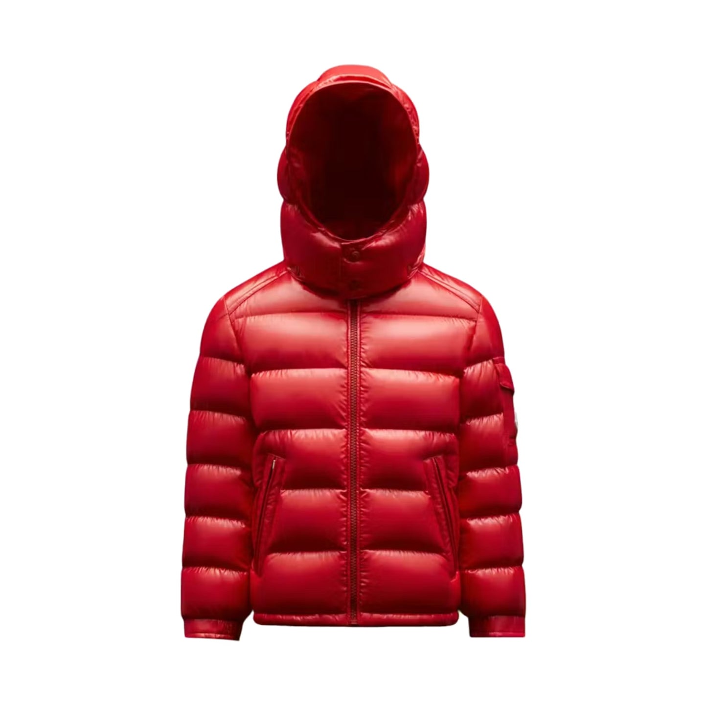 Moncler Maya Short Down Jacket Red (Kids 12 Anni - 152 Cm)