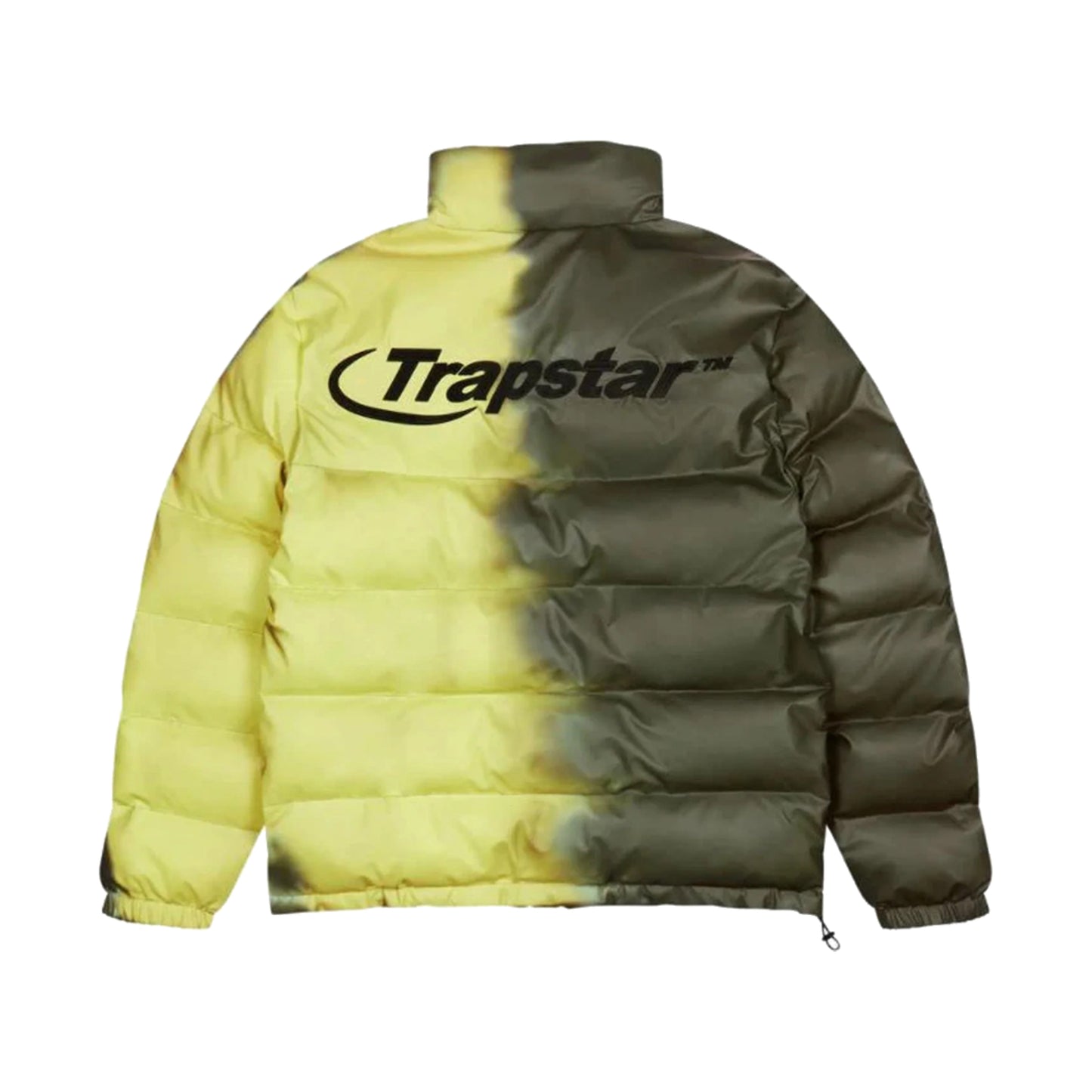 Trapstar Hyperdrive Heat Reactive Puffer Jacket Olive Green / Yellow