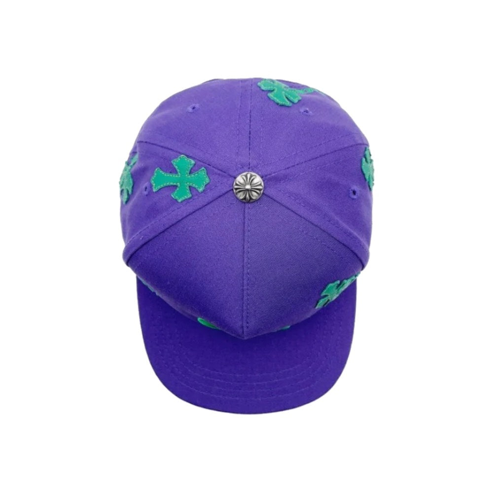 Chrome Hearts CH Multi Cross Patch Trucker Hat Purple/Green