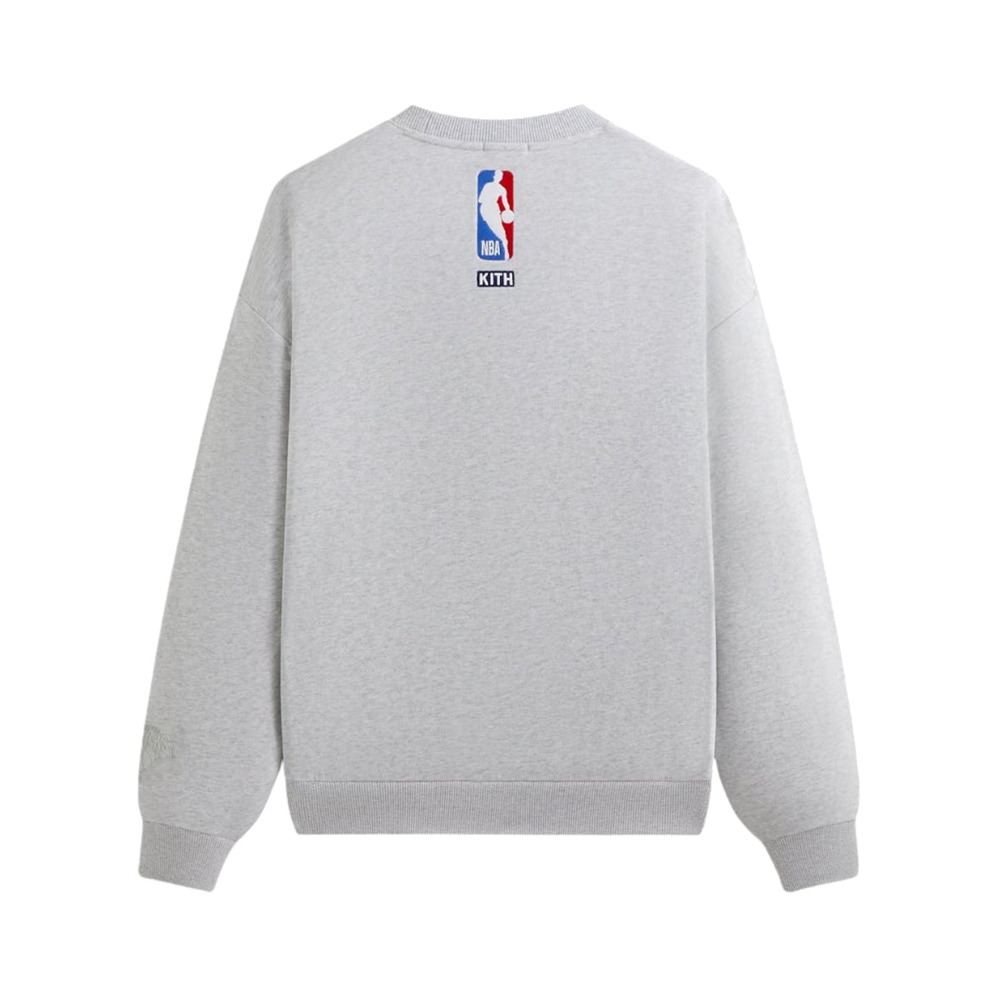 Kith x New York Knicks Classic Vintage Nelson Crewneck Light Heather Grey