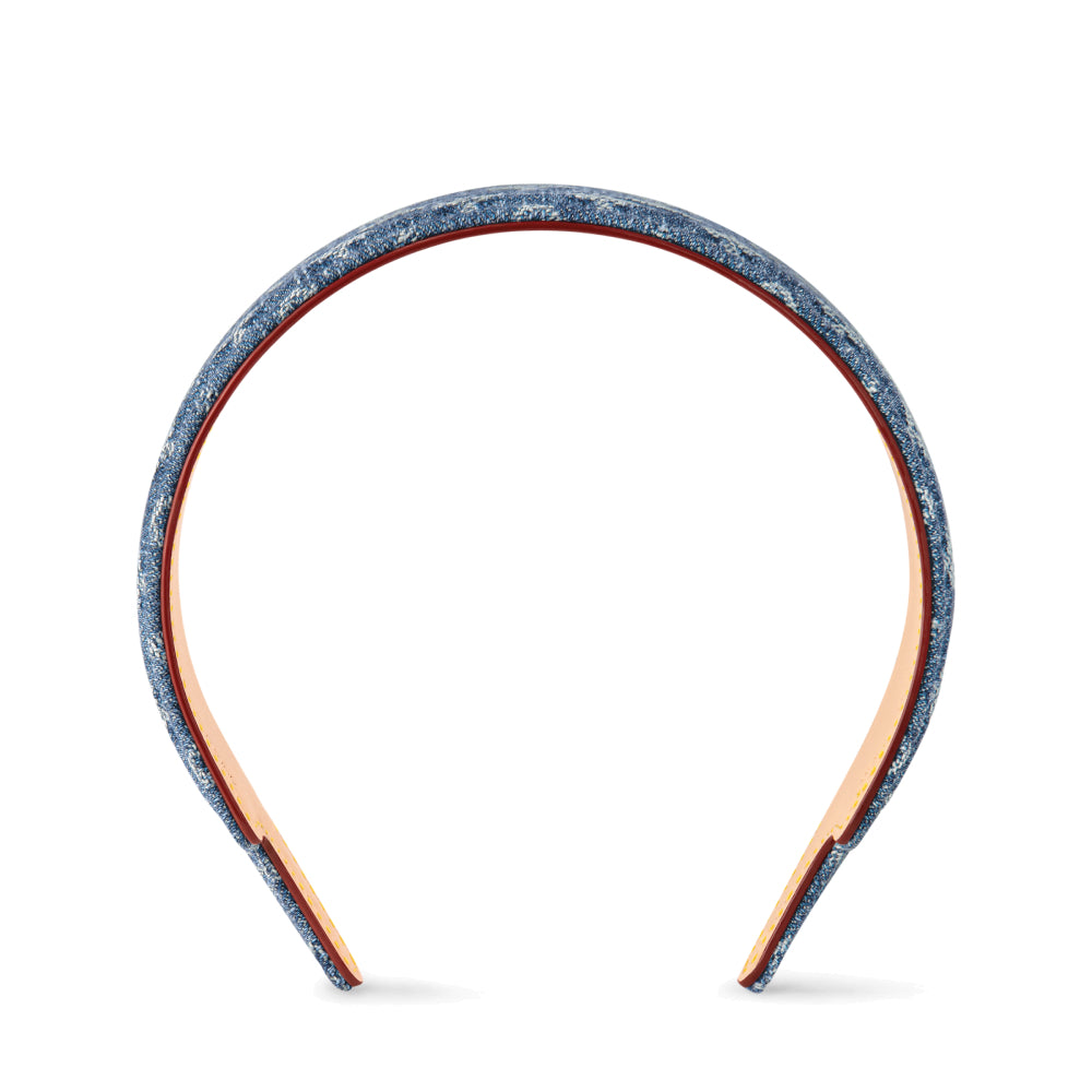 Louis Vuitton Denim Headband Blue