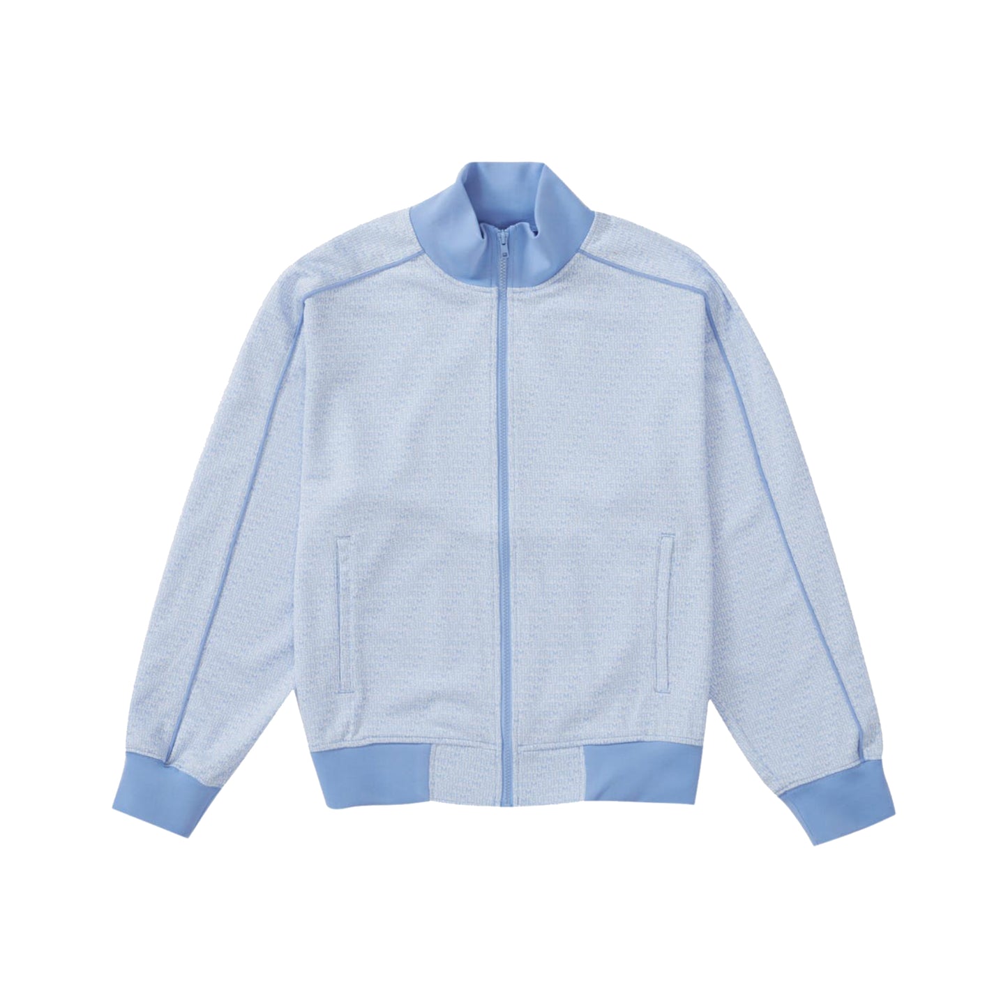 Supreme Repeat Allover Logo Track Jacket Blue
