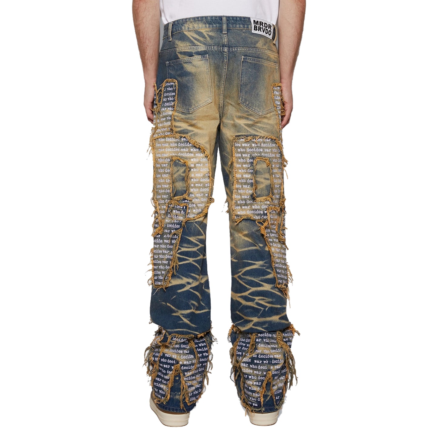 Who Decides War Overlay Jeans Blue