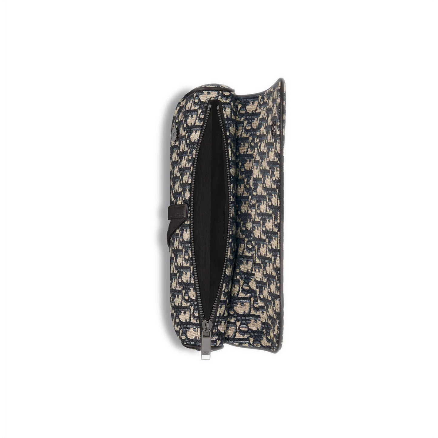 Dior Saddle Bag Beige and Black Dior Oblique Jacquard