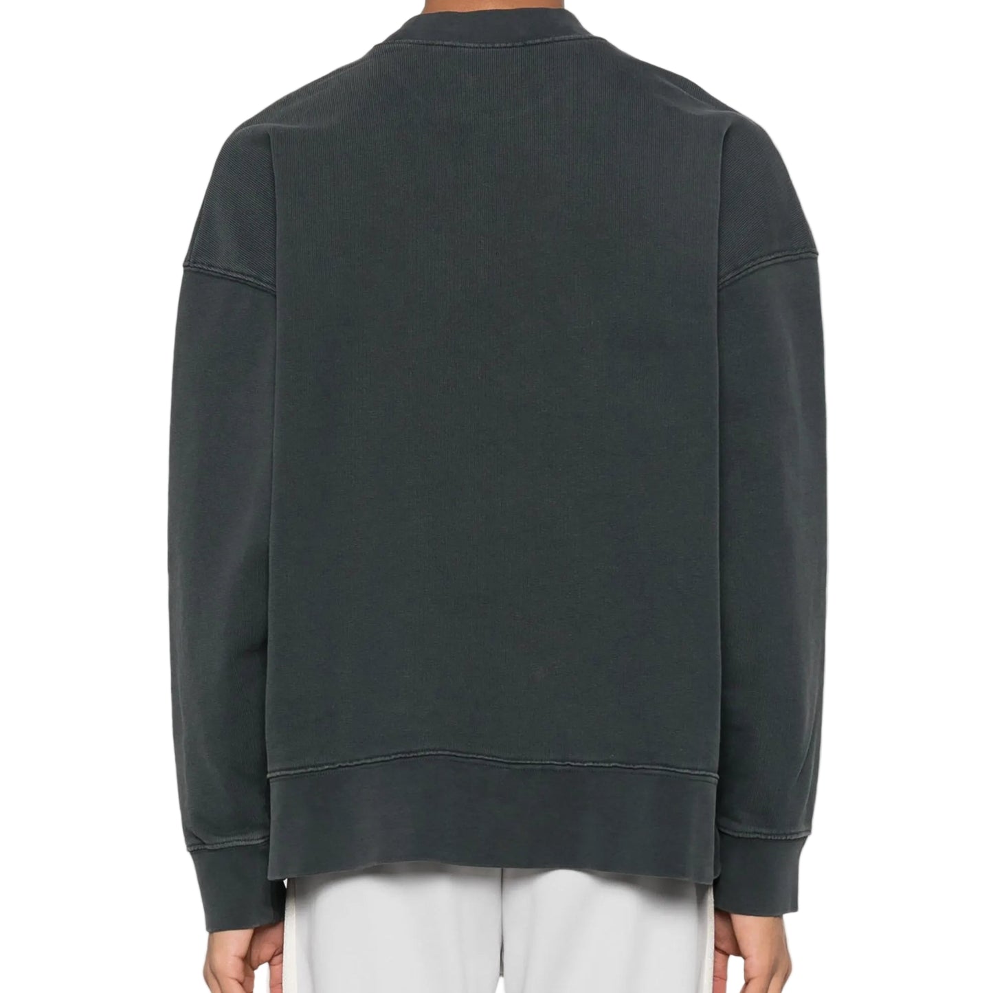 Palm Angels PA City Washed Crewneck Dark Grey/White