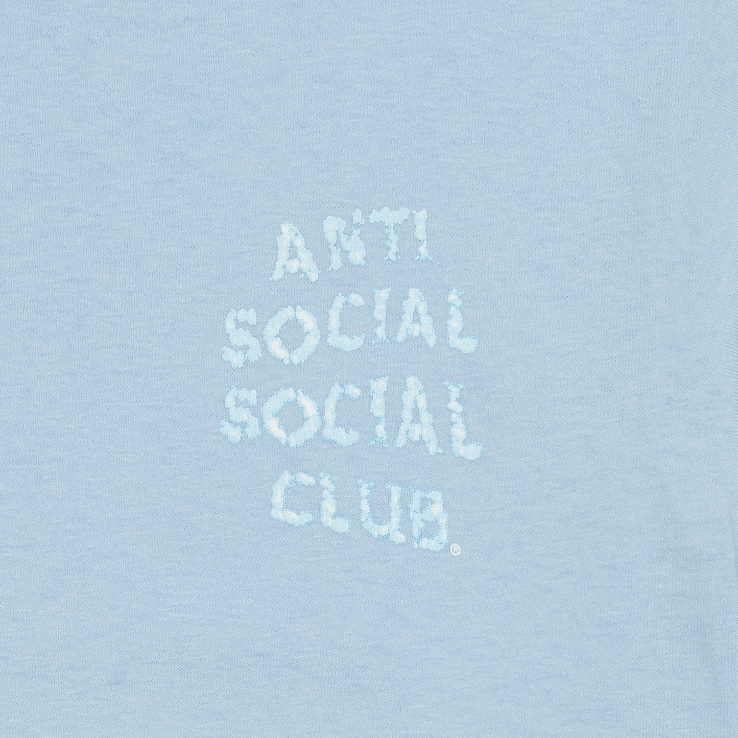 Anti Social Social Club Partly Cloudy Tee Blue