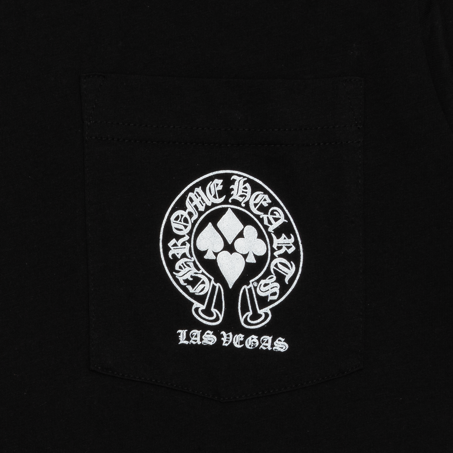 Chrome Hearts Welcome to Las Vegas Pocket Tee Black