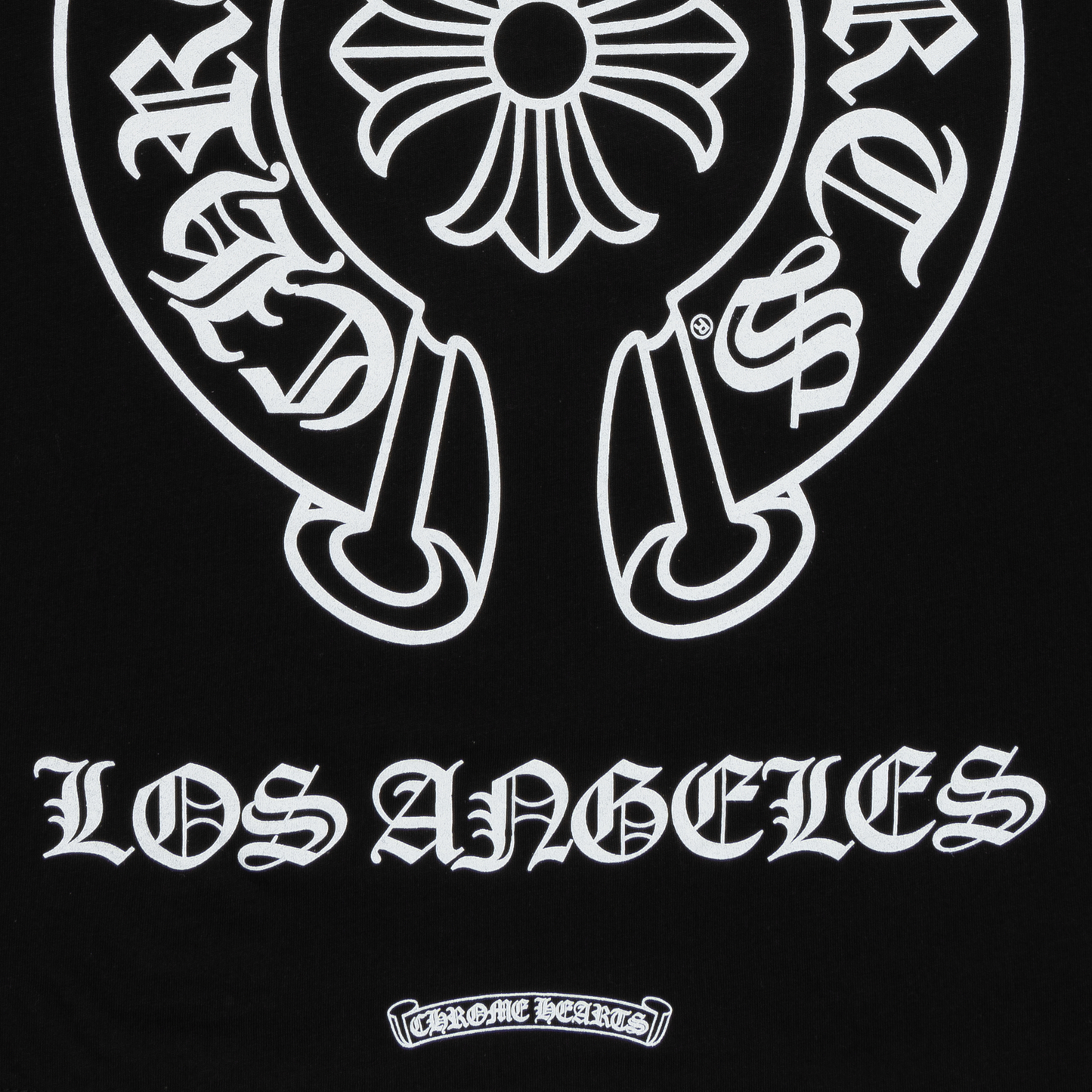 Chrome Hearts Los Angeles Horseshoe Pocket Tee Black
