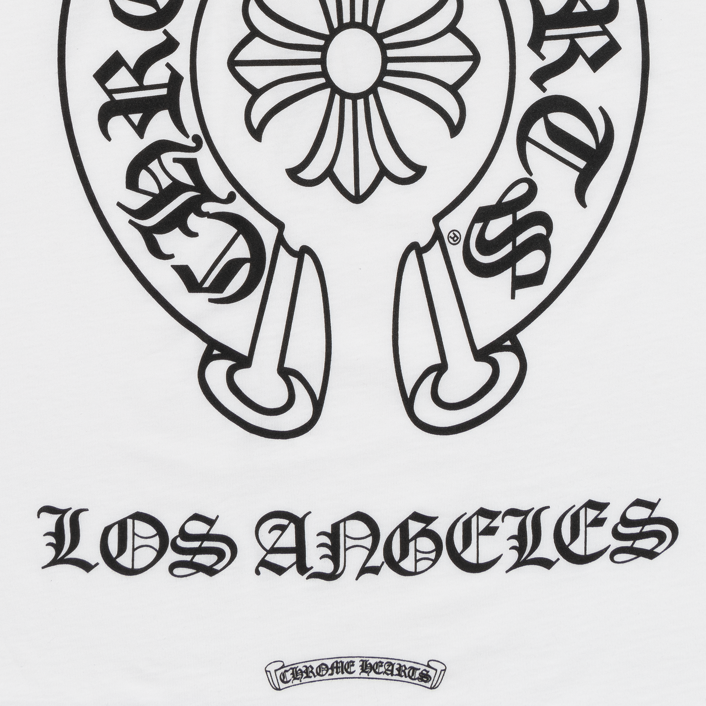 Chrome Hearts Los Angeles Horseshoe Pocket Tee White