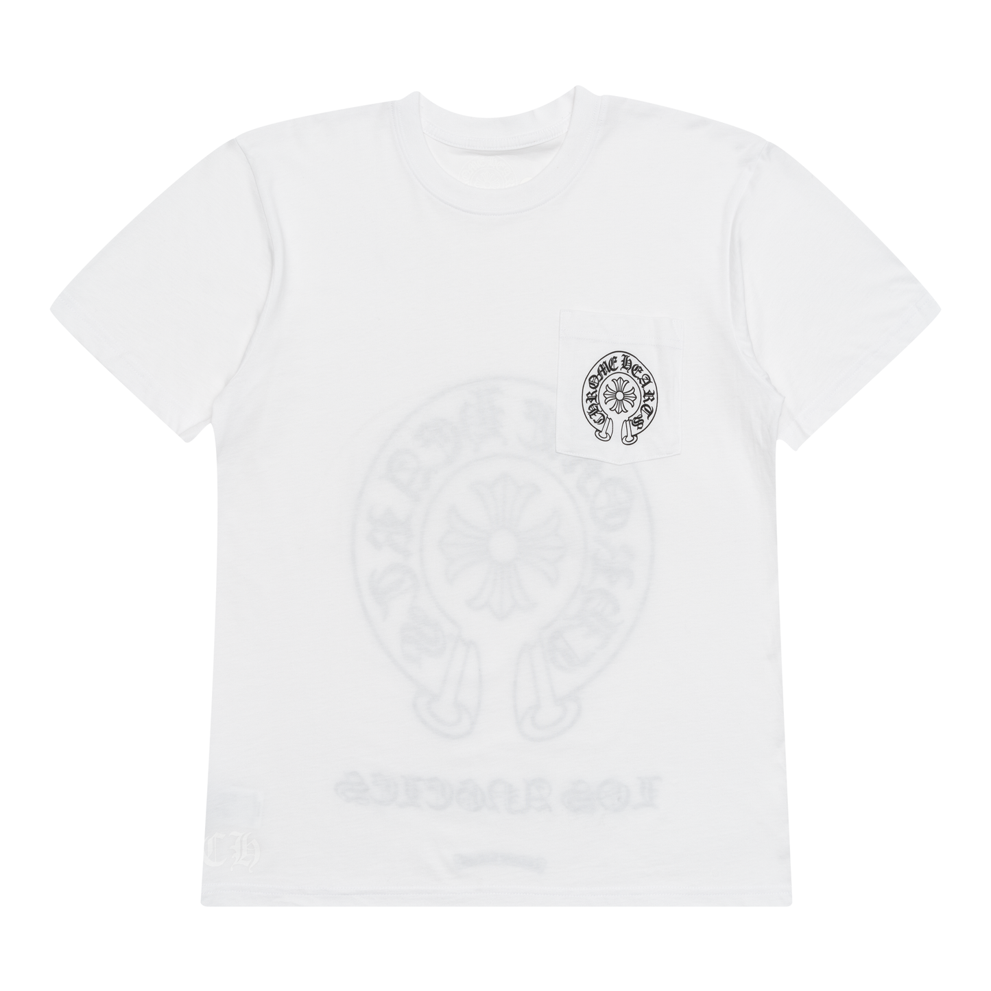 Chrome Hearts Los Angeles Horseshoe Pocket Tee White