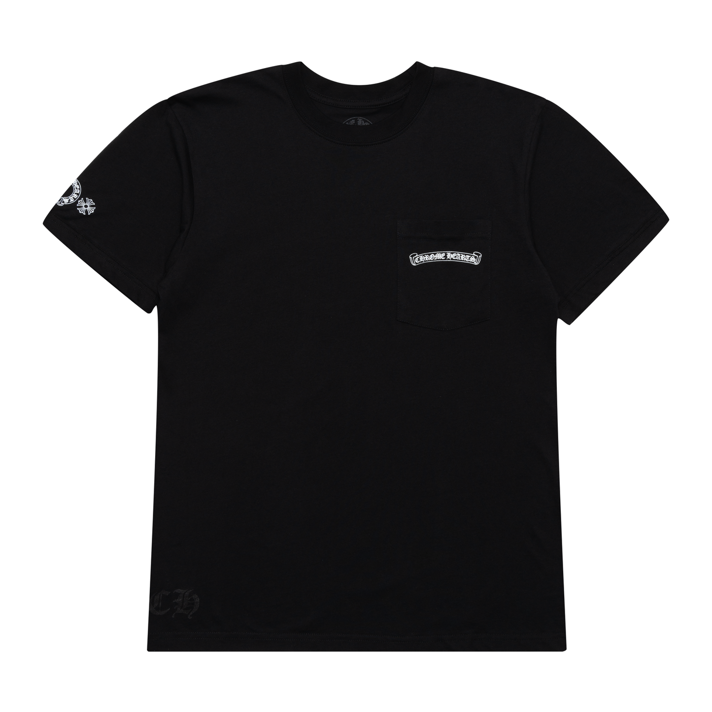 Chrome Hearts Multi Color Cross Scroll Tee Black